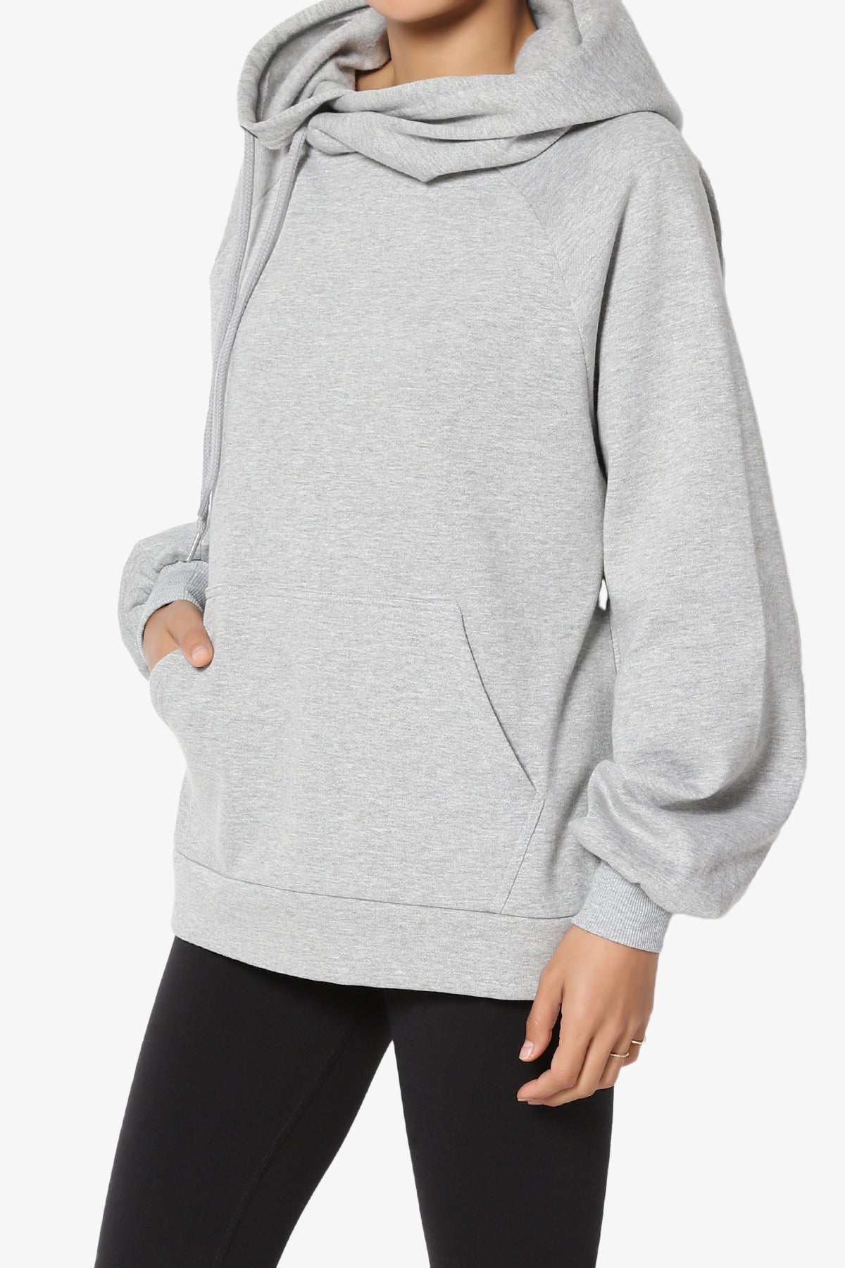 Accie Side Drawstring Hooded Sweatshirts