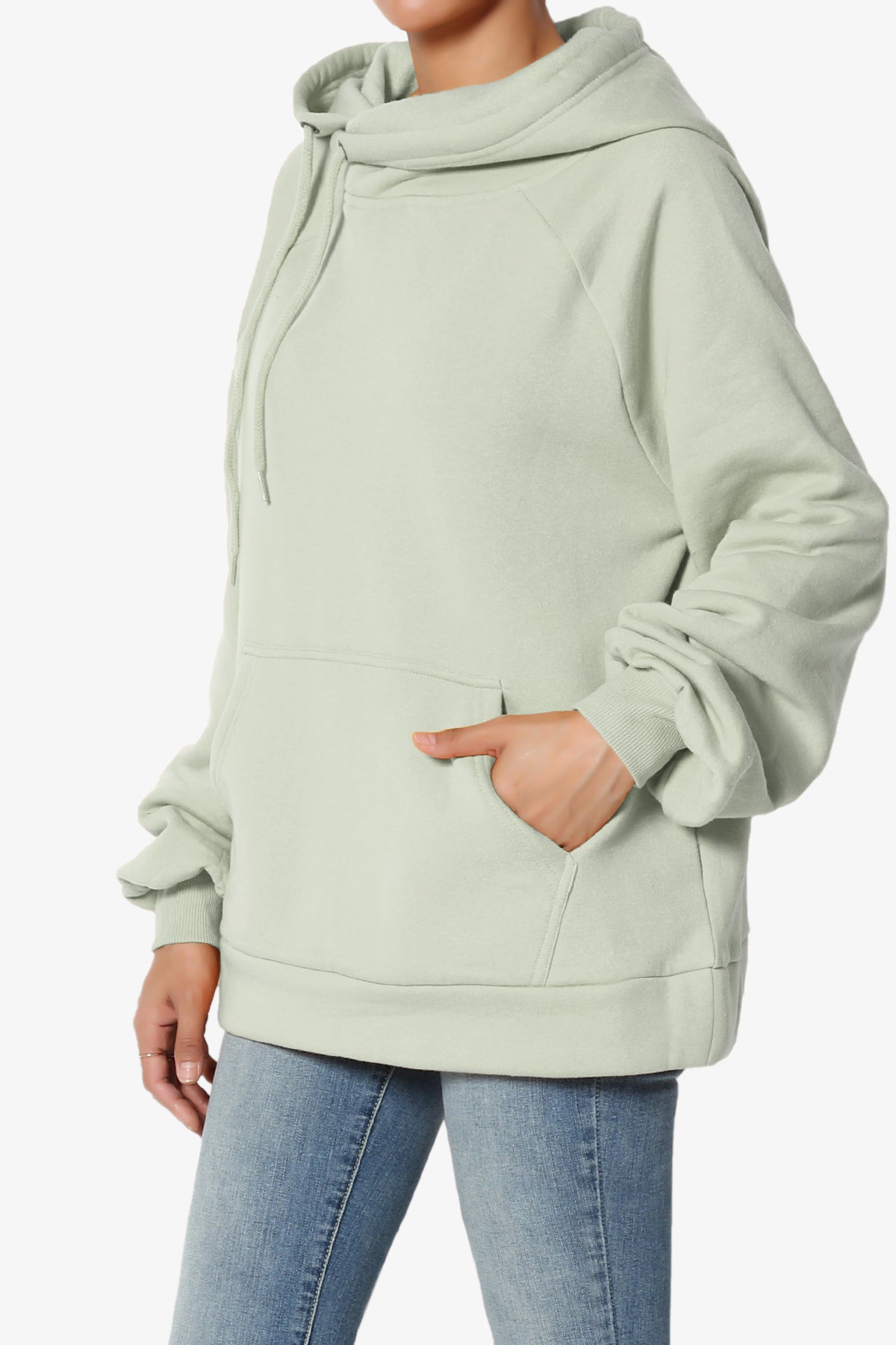 Accie Side Drawstring Hooded Sweatshirts PLUS