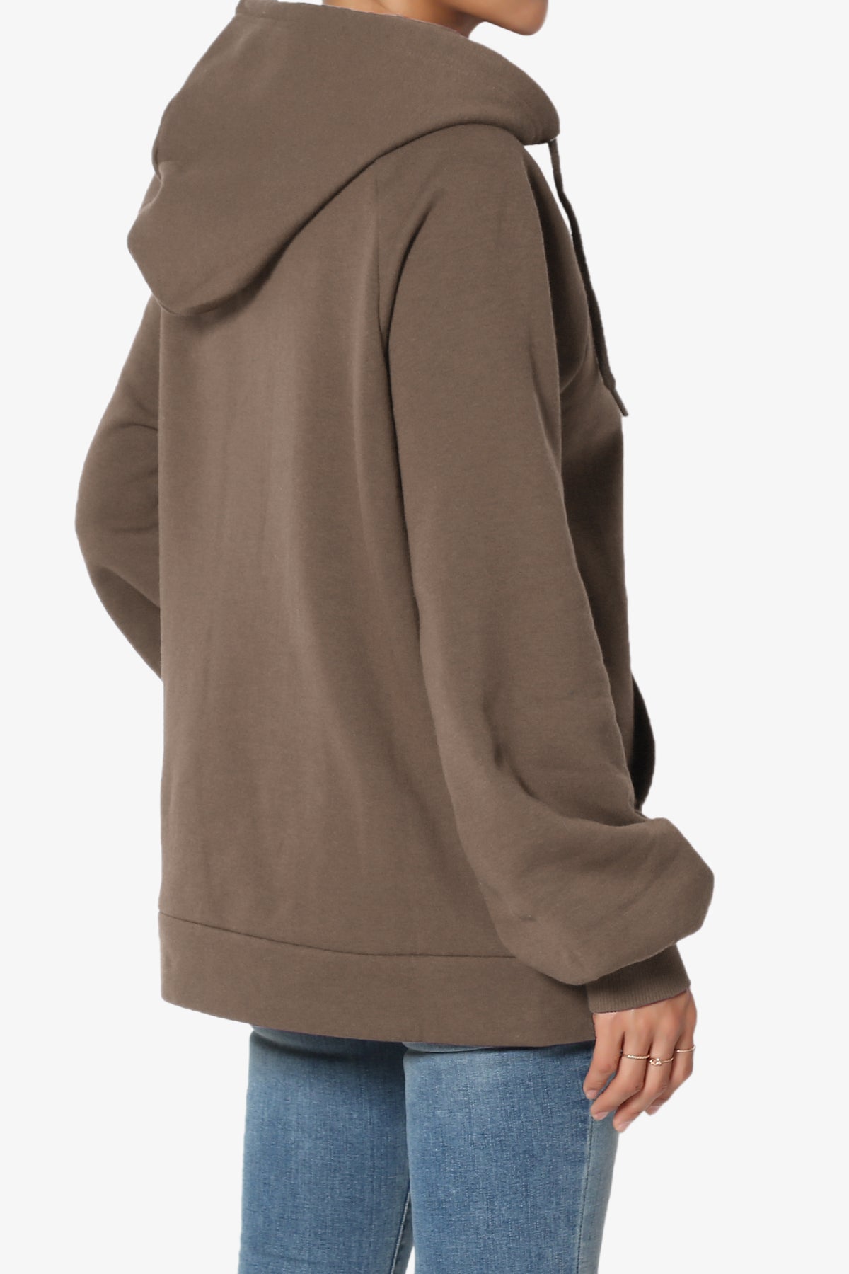Accie Side Drawstring Hooded Sweatshirts PLUS