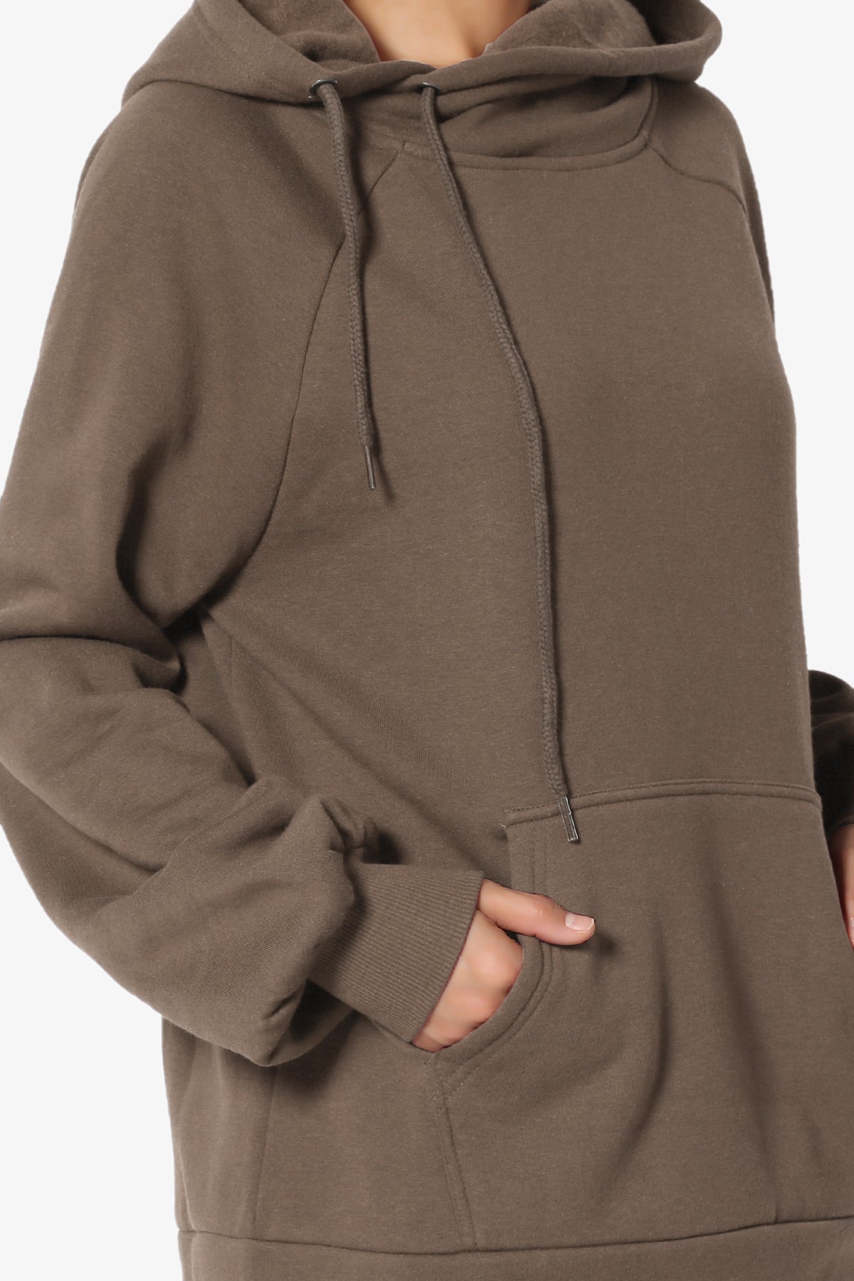 Accie Side Drawstring Hooded Sweatshirts PLUS