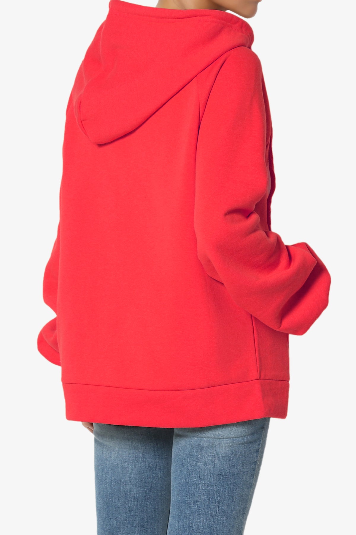 Accie Side Drawstring Hooded Sweatshirts PLUS