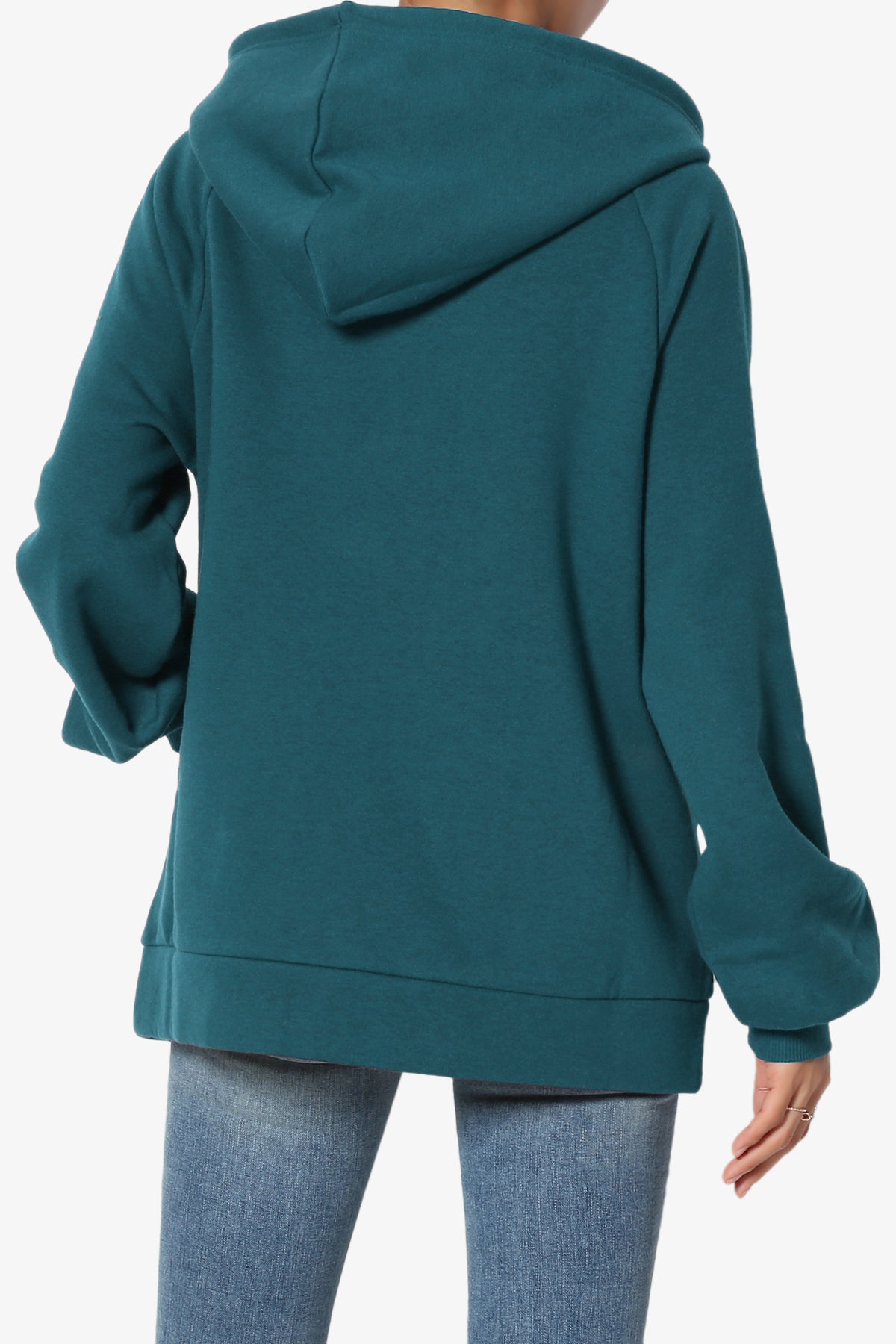 Accie Side Drawstring Hooded Sweatshirts PLUS