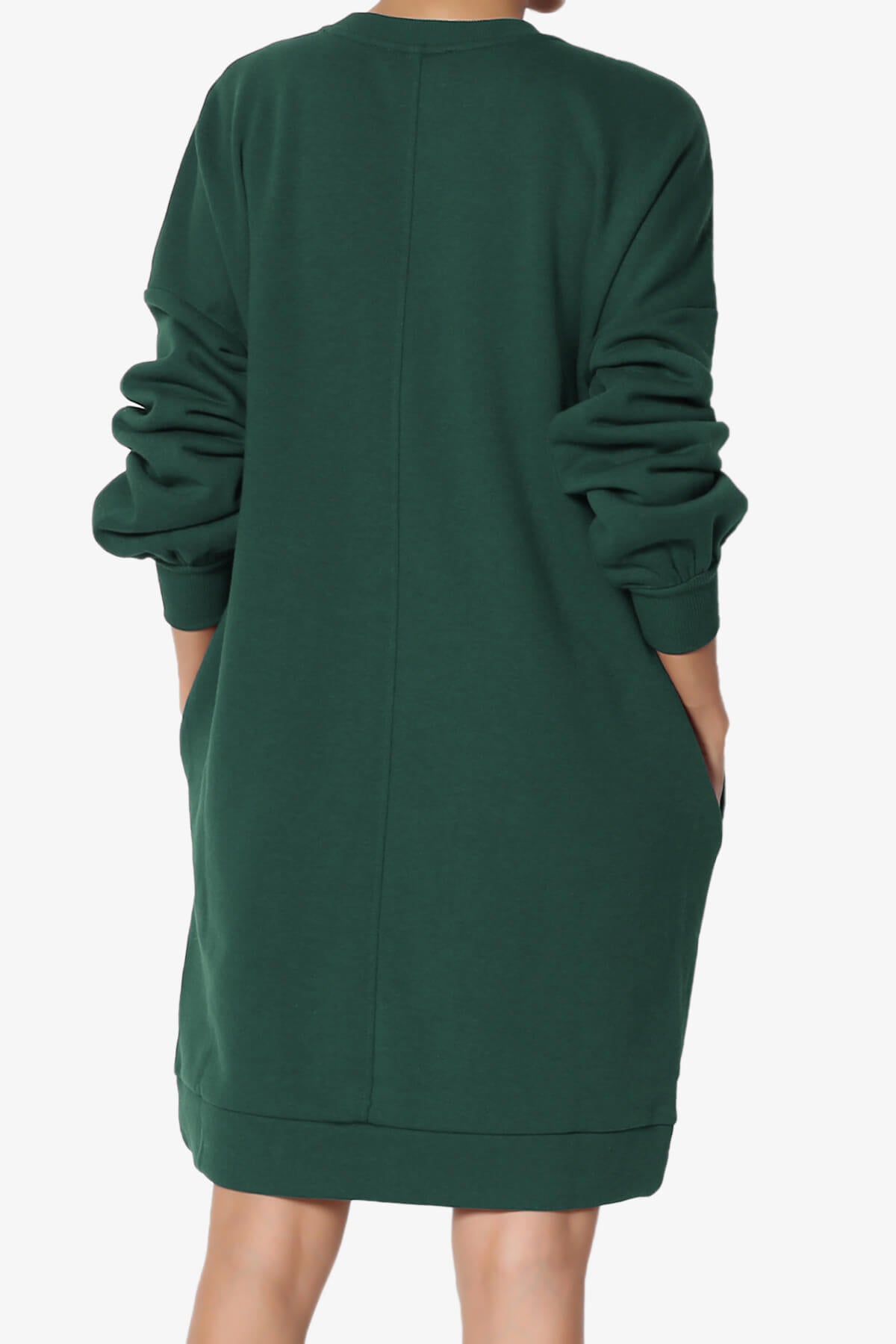 Accie V-Neck Tunic Sweatshirt HUNTER GREEN_2