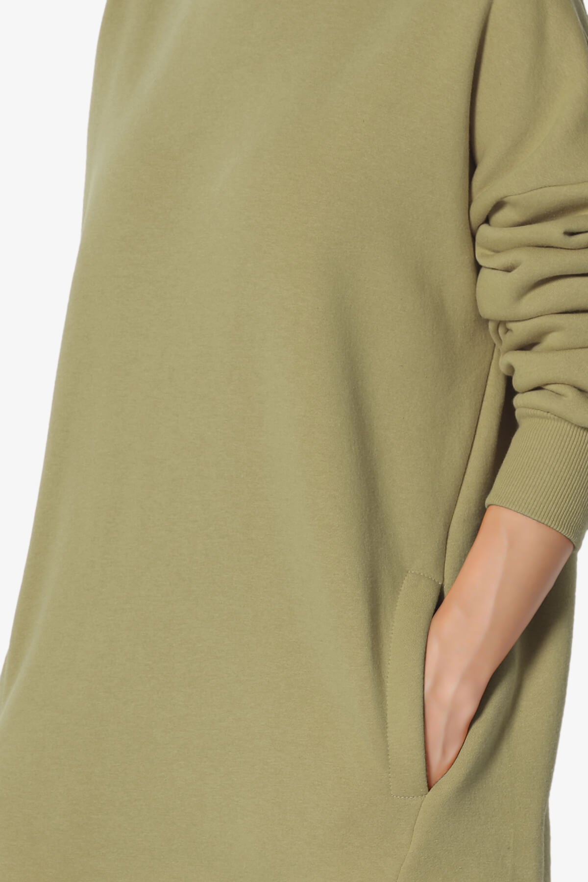 Accie Crew Neck Pullover Sweatshirts KHAKI GREEN_5