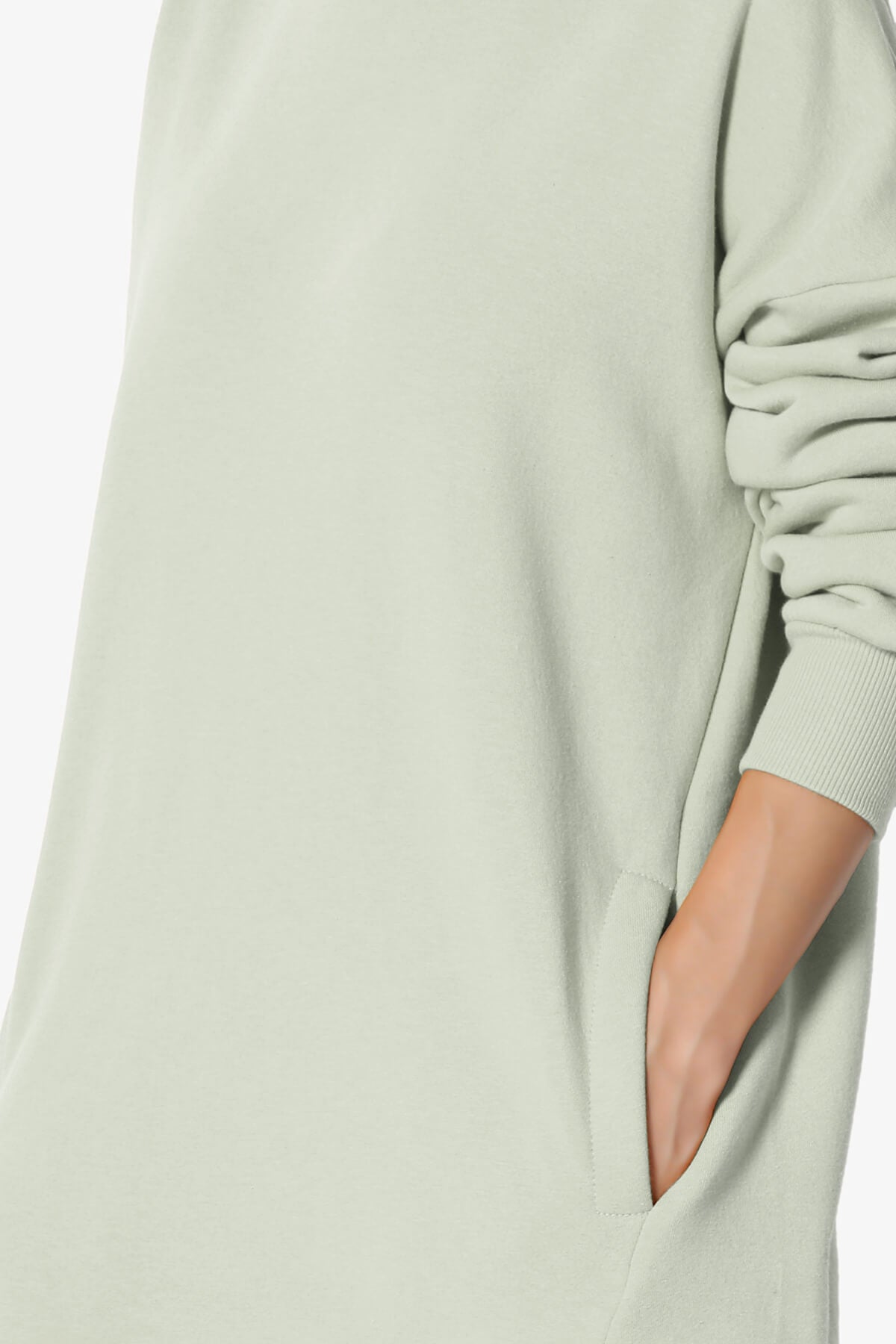 Accie Crew Neck Pullover Sweatshirts LIGHT SAGE_5