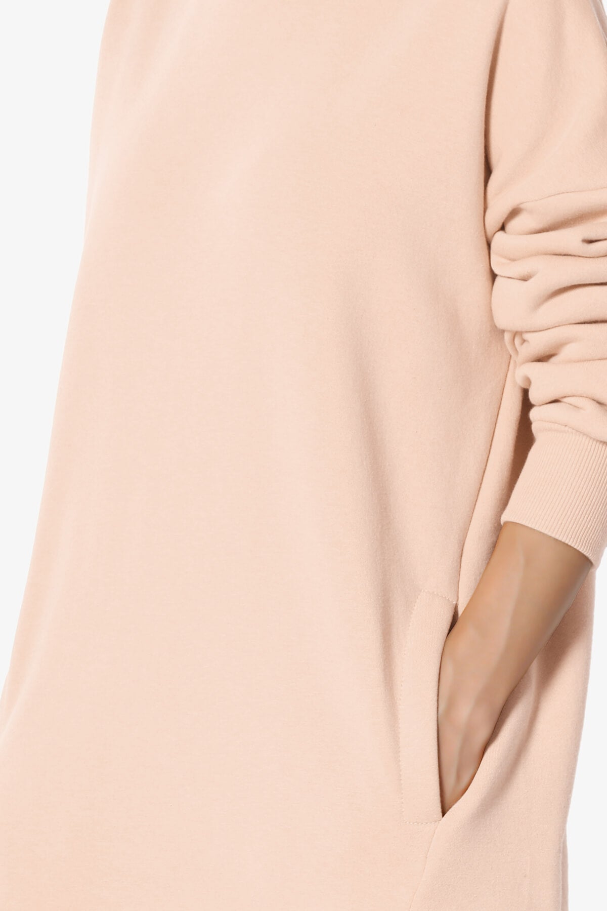 Accie Crew Neck Pullover Sweatshirts LT PEACH_5