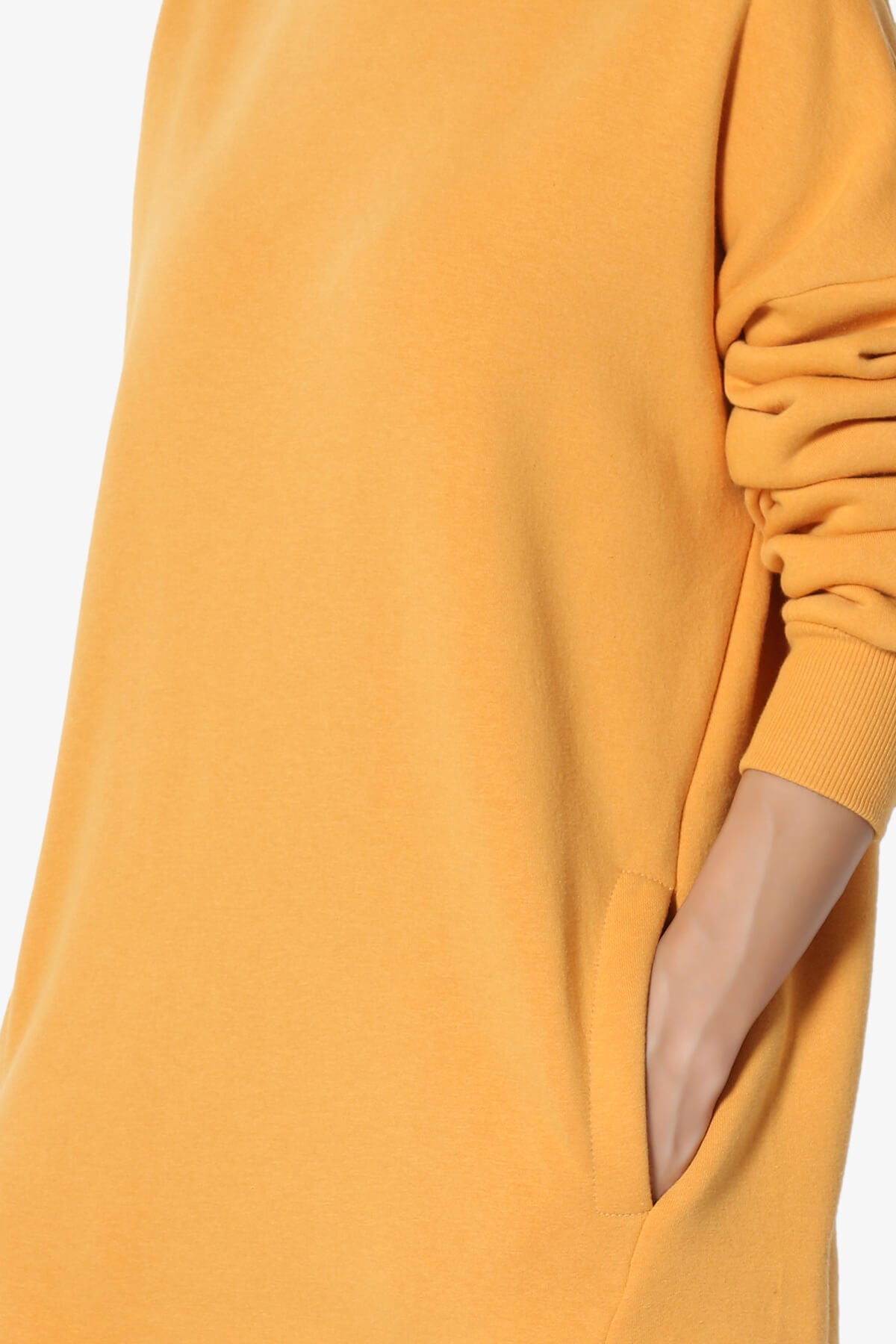 Accie Crew Neck Pullover Sweatshirts MUSTARD_5