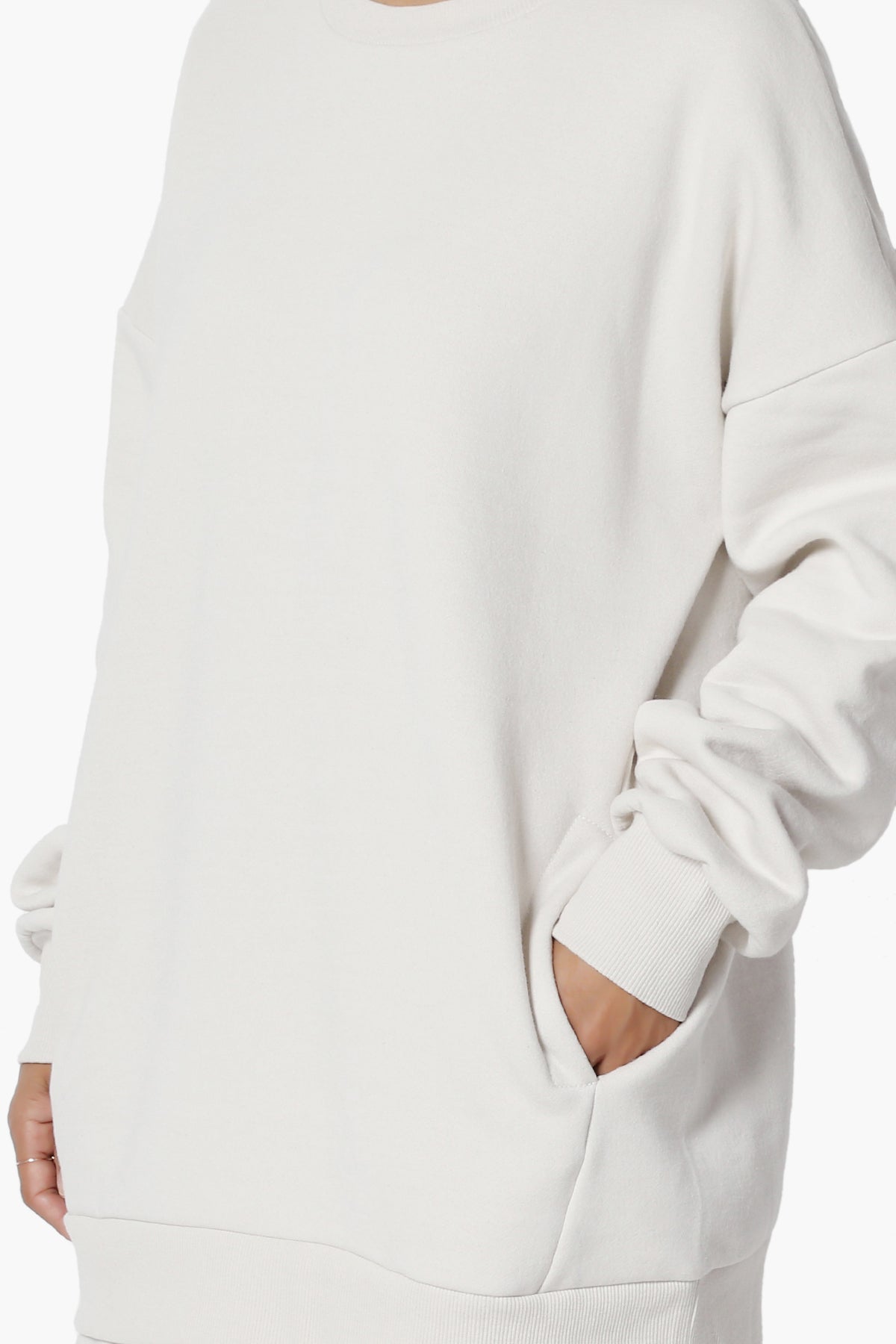 Accie Fleece Pullover & Jogger Set BONE_5