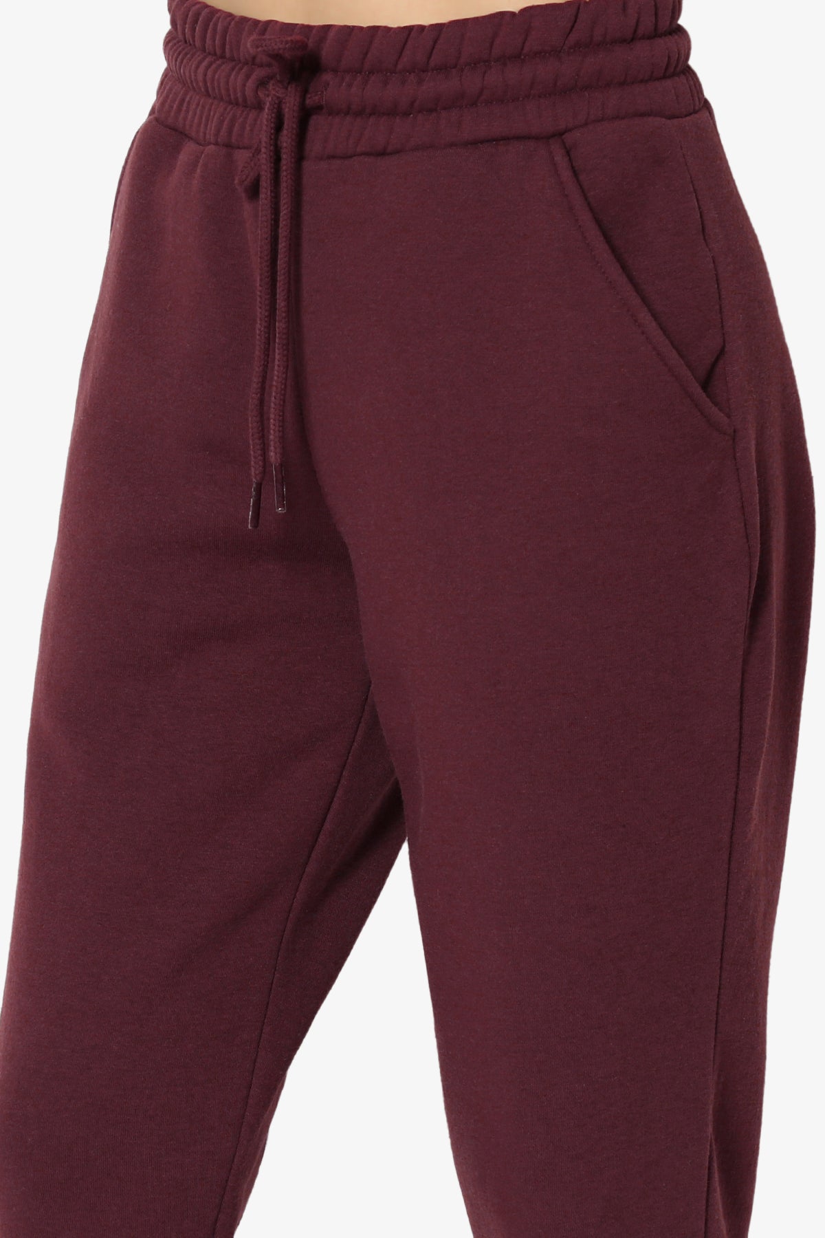 Accie Fleece Pullover & Jogger Set DARK BURGUNDY_6