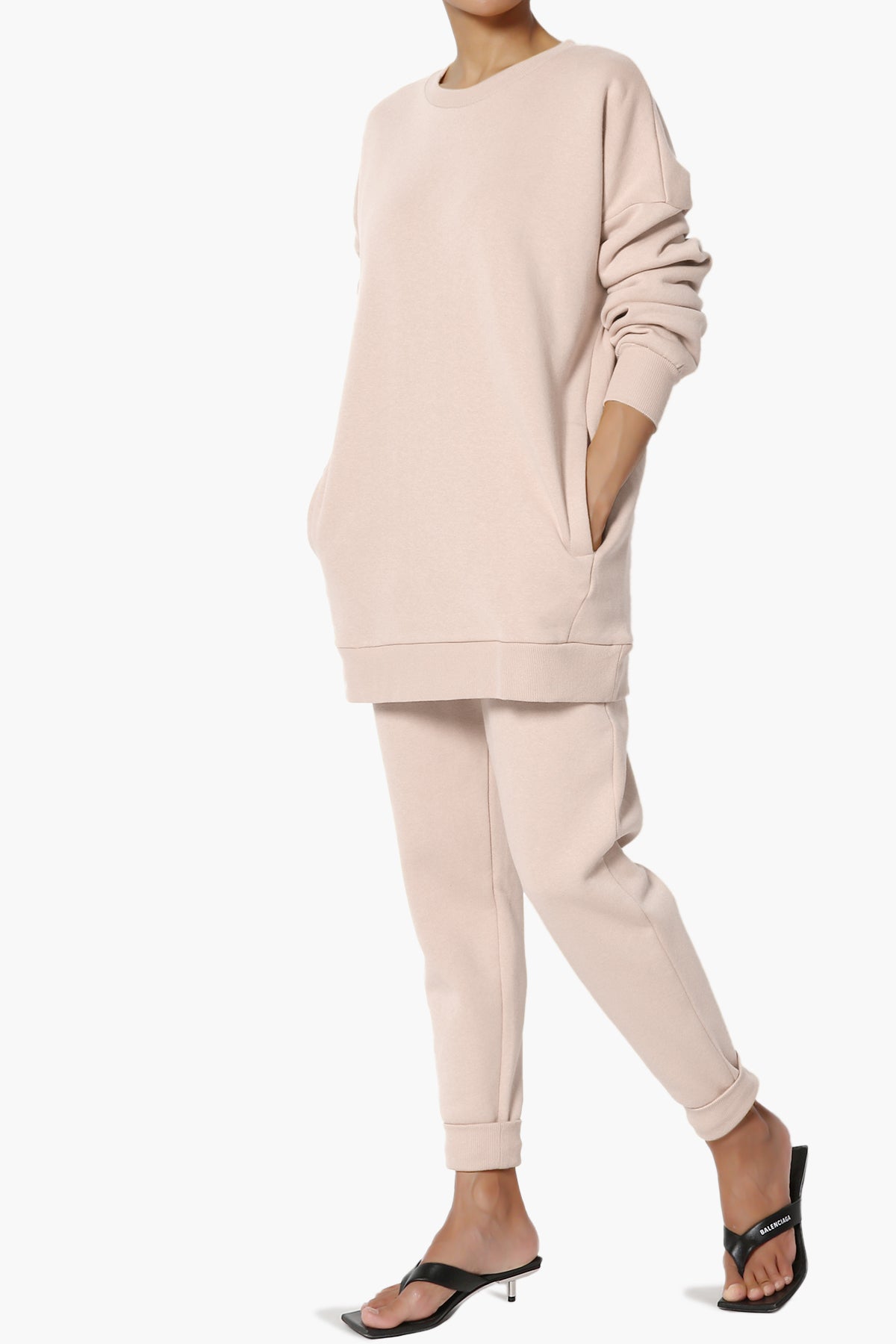Accie Fleece Pullover & Jogger Set DUSTY BLUSH_3