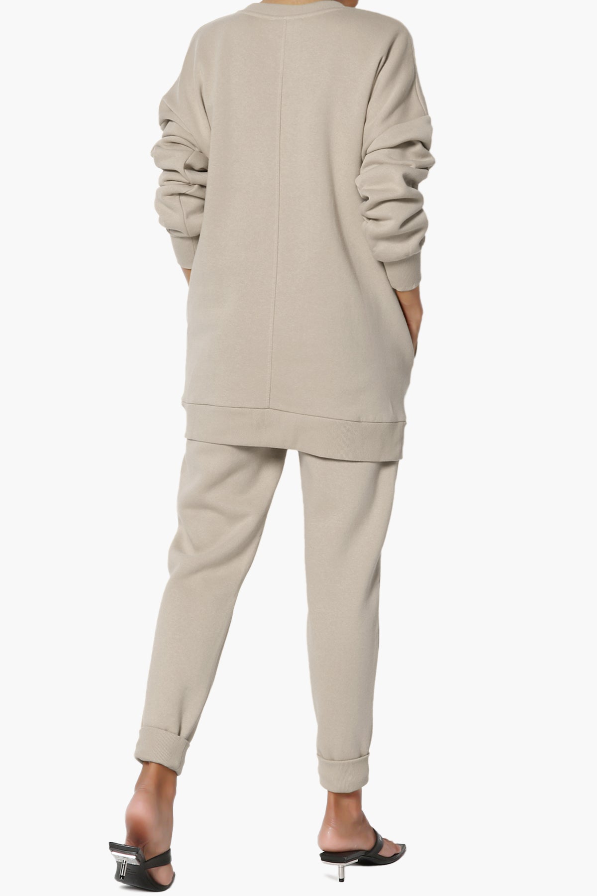 Accie Fleece Pullover & Jogger Set LIGHT MOCHA_2