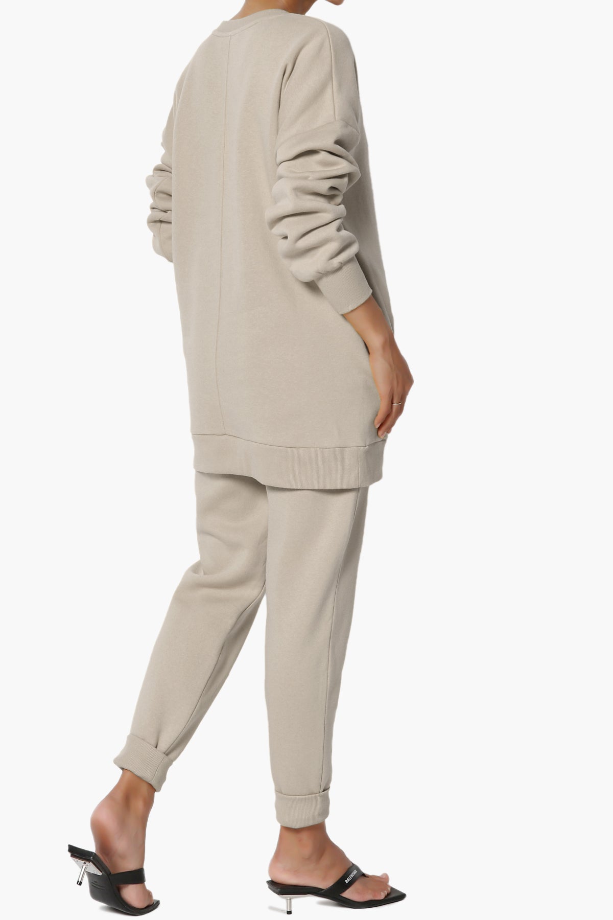 Accie Fleece Pullover & Jogger Set LIGHT MOCHA_4