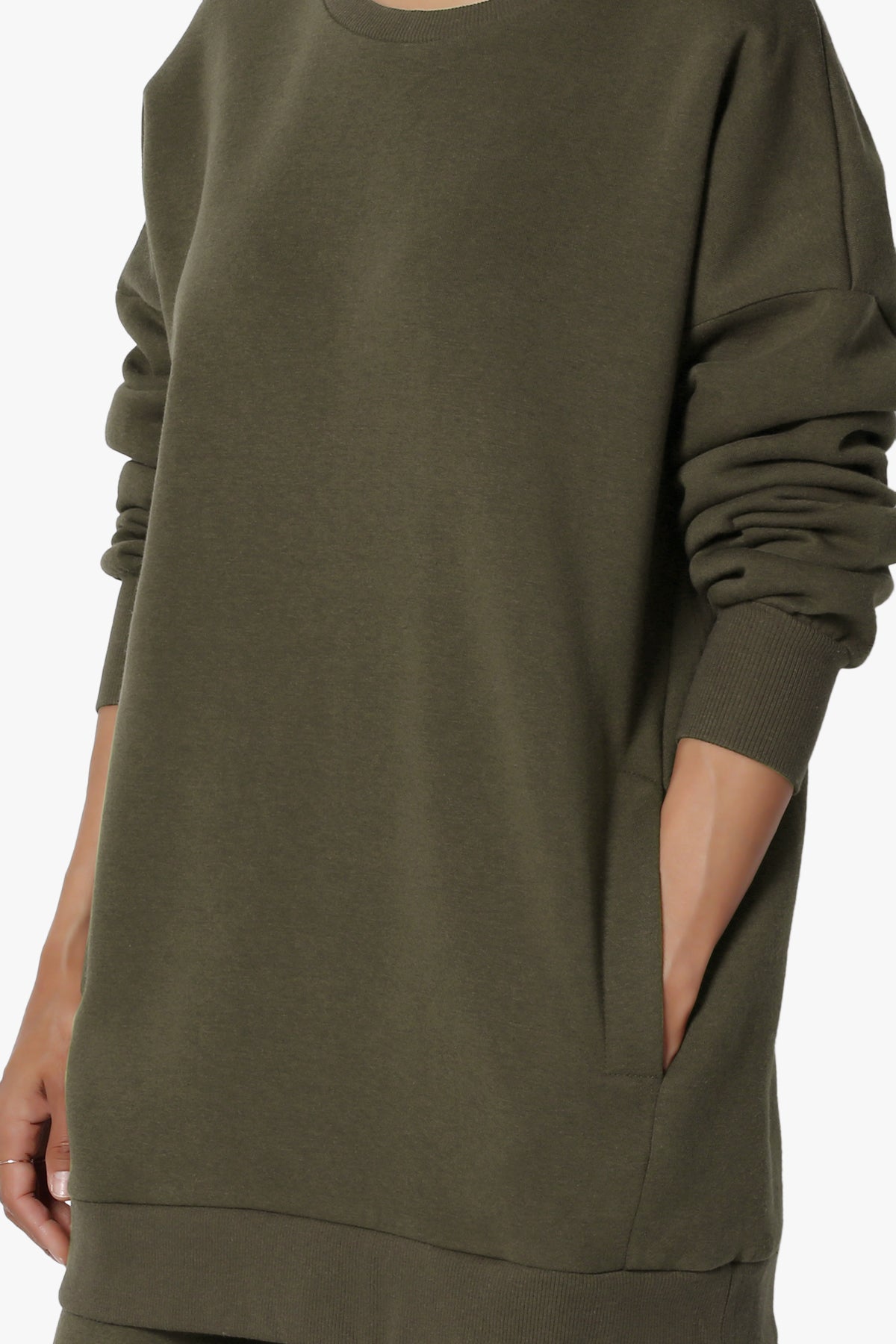 Accie Fleece Pullover & Jogger Set OLIVE_5