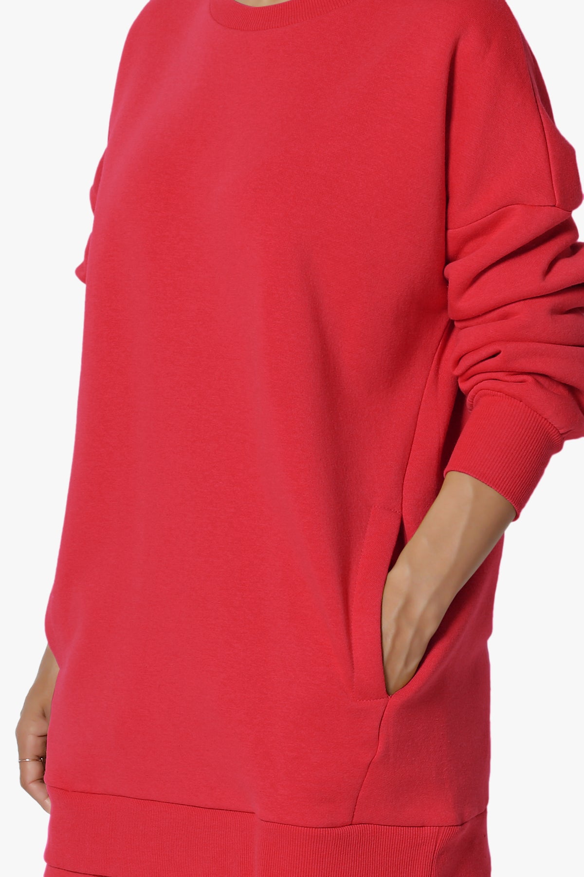 Accie Fleece Pullover & Jogger Set RED_5