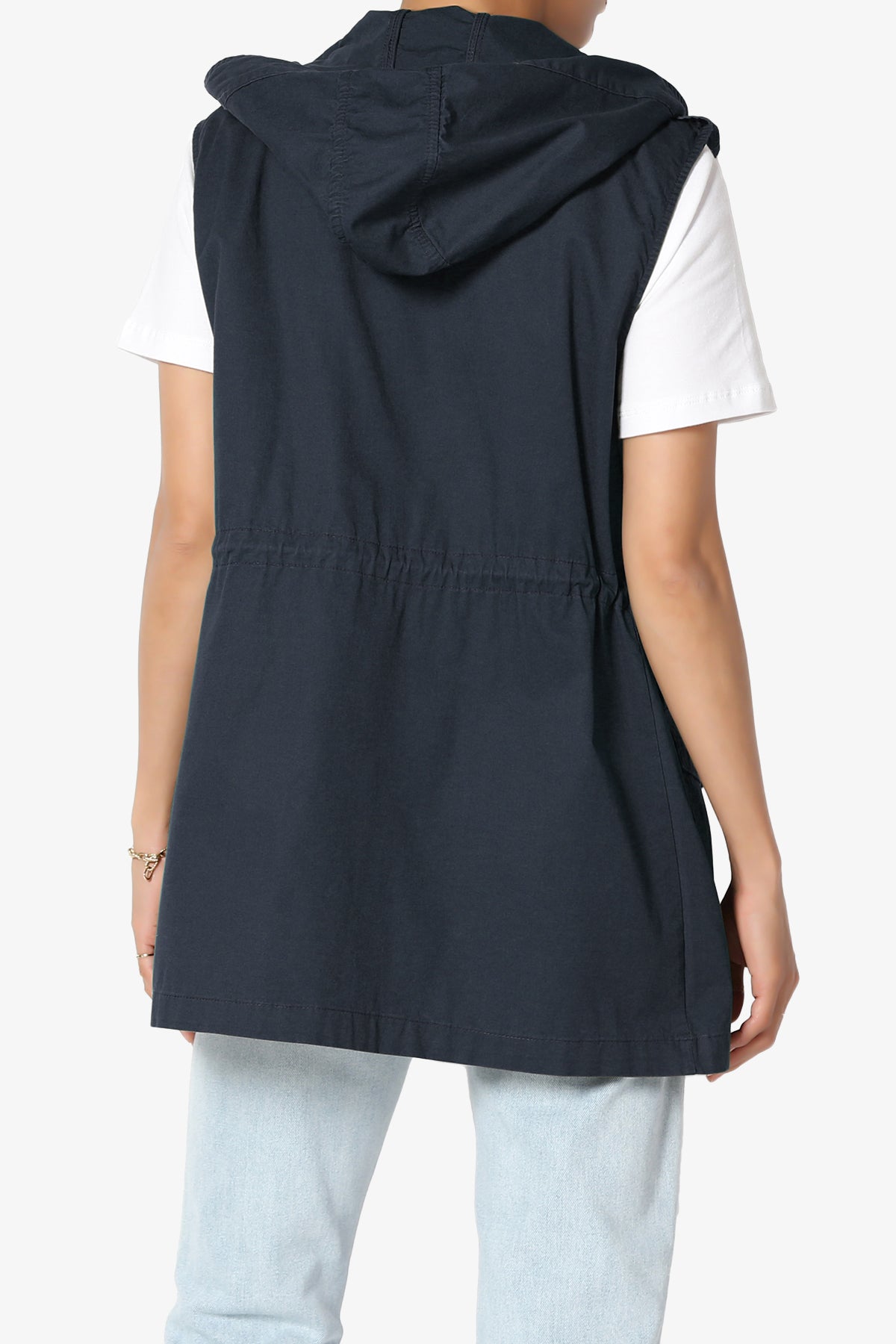 Paislee Loose Fit Utility Vest NAVY_2