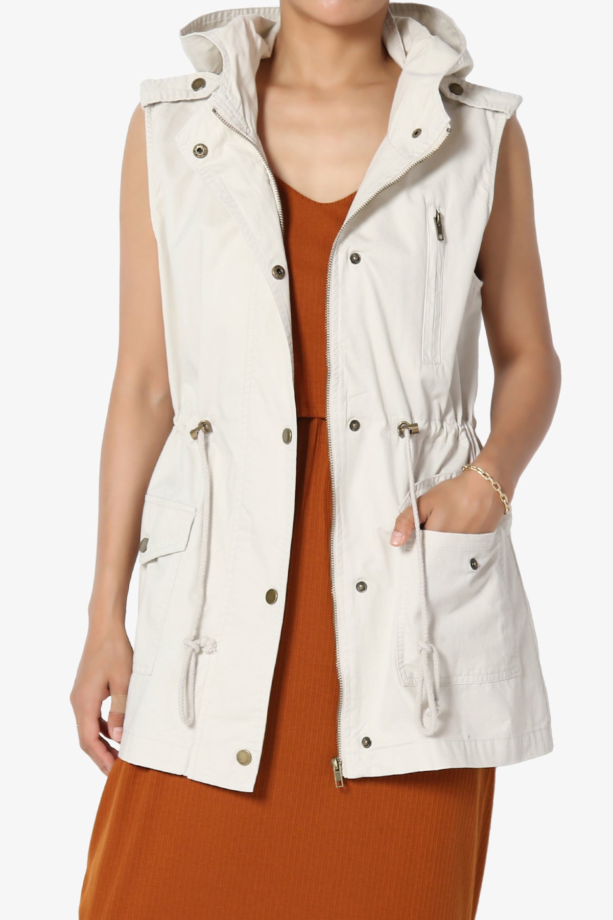 Paislee Loose Fit Utility Vest