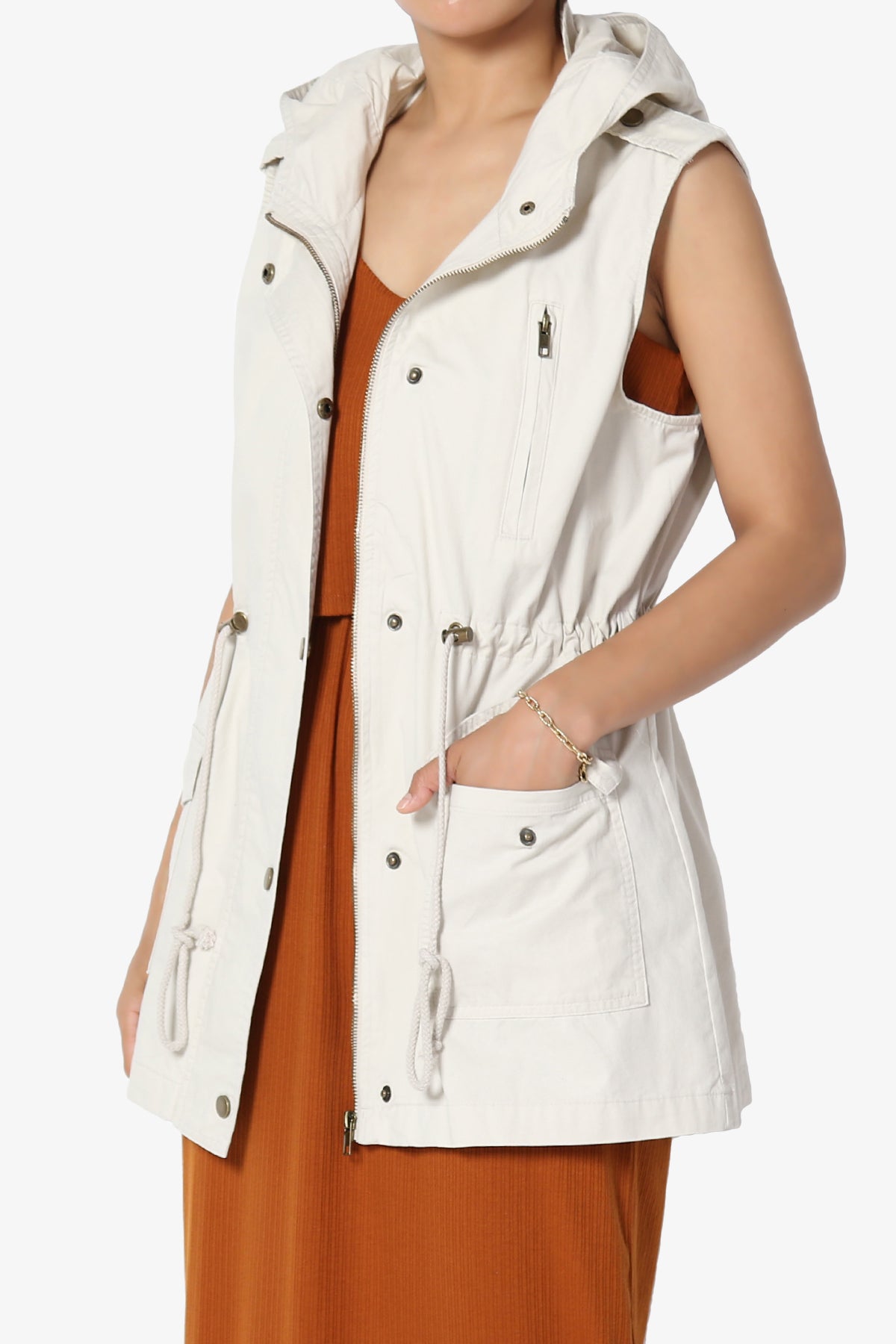 Paislee Loose Fit Utility Vest