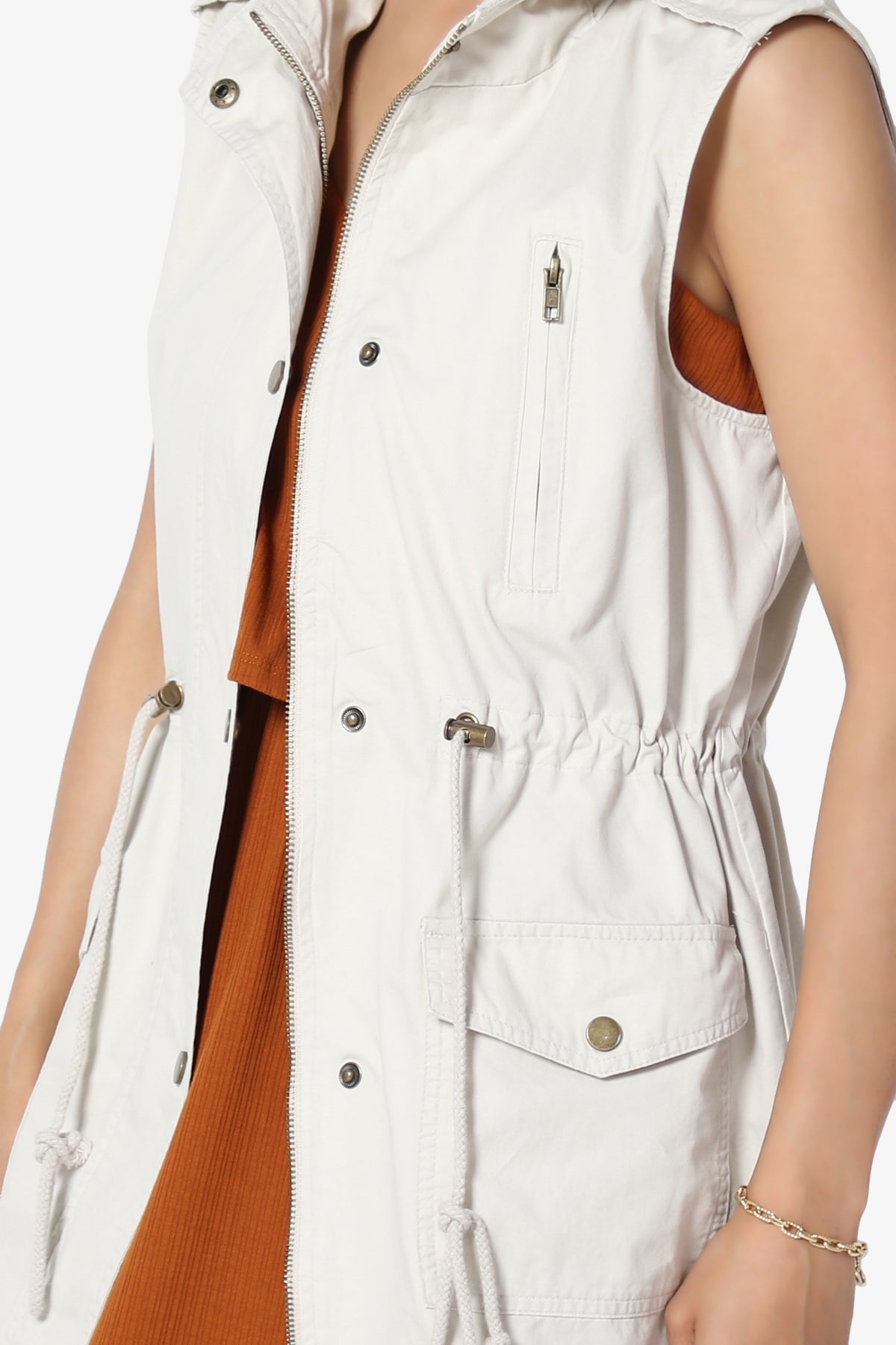 Paislee Loose Fit Utility Vest