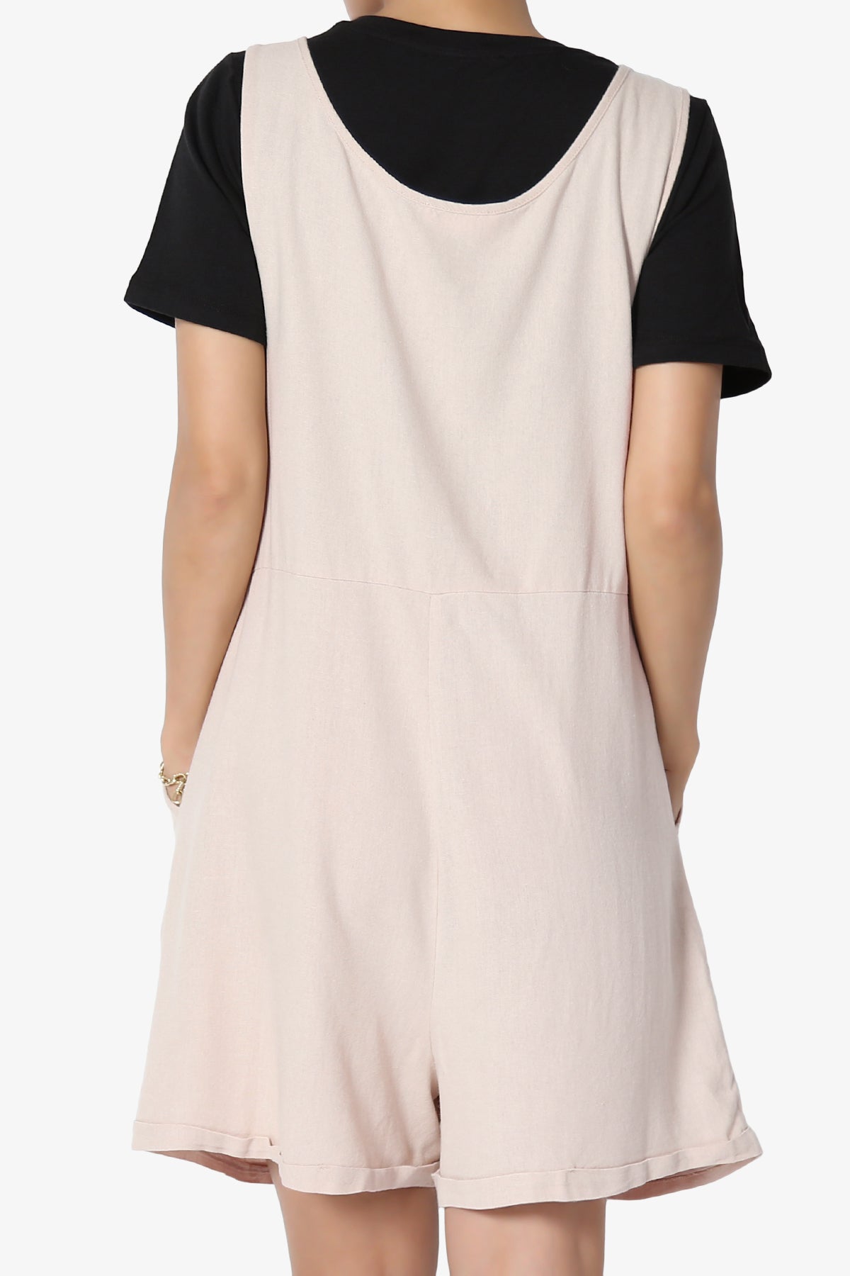 Nixi Linen Overall Romper