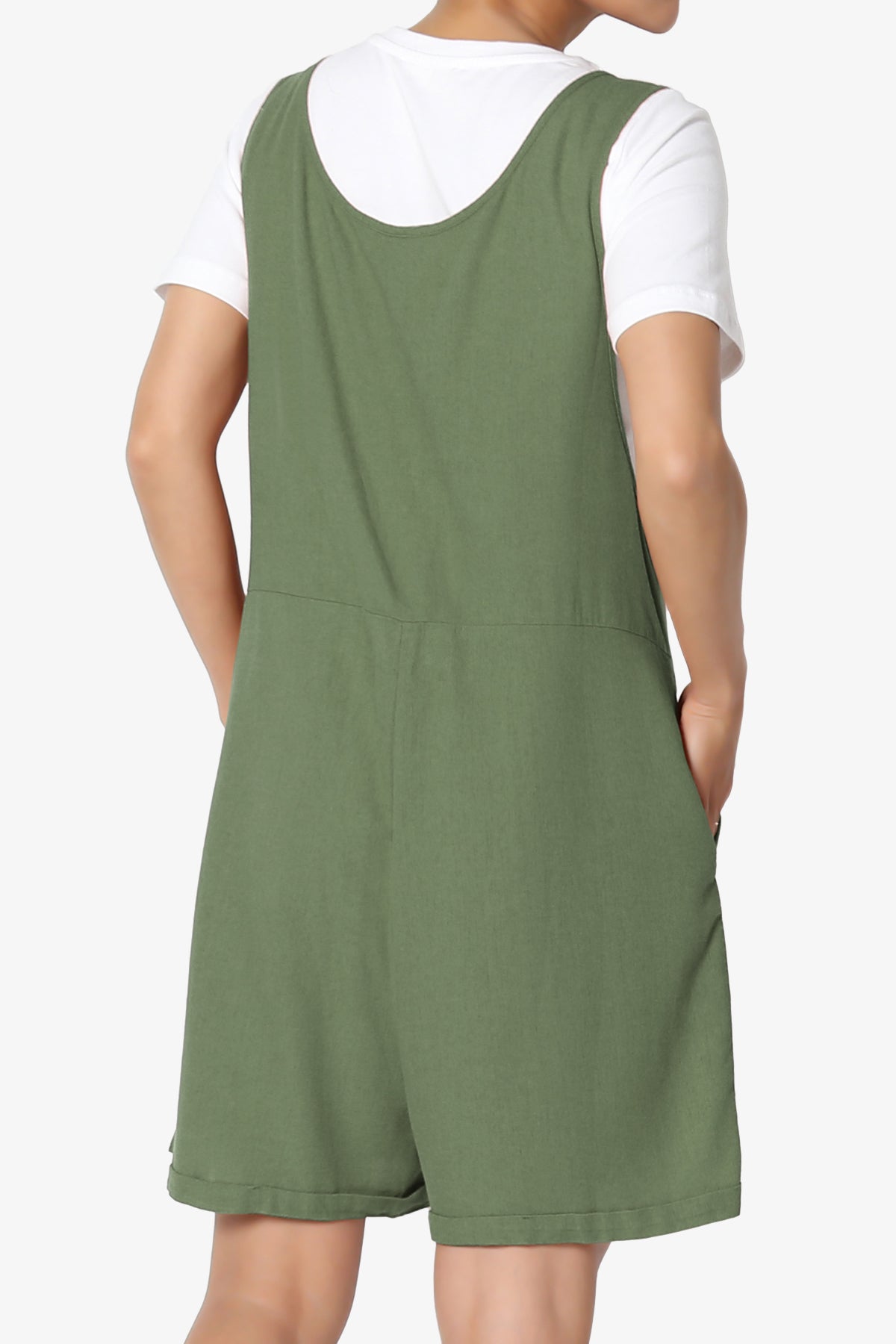 Nixi Linen Overall Romper
