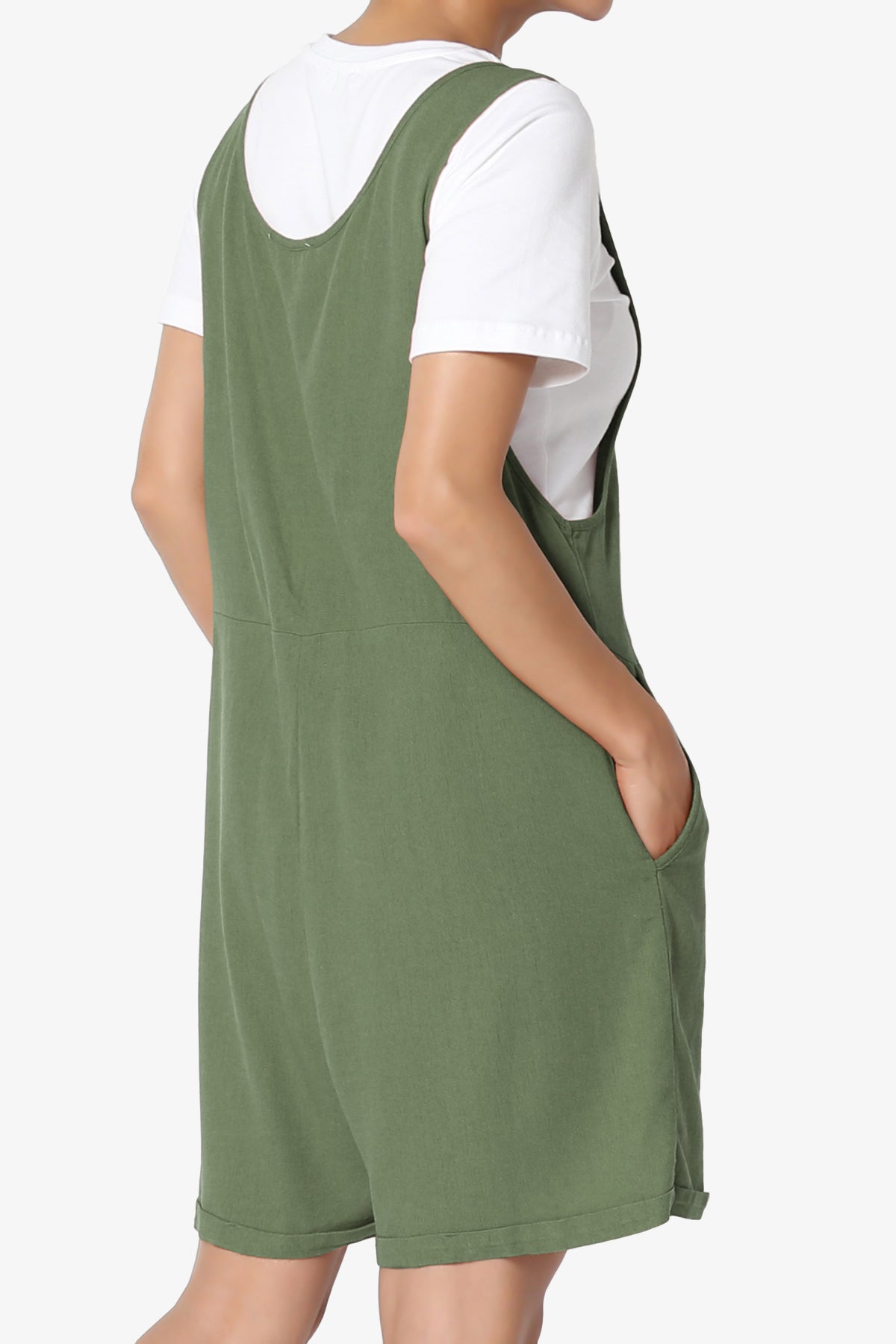 Nixi Linen Overall Romper