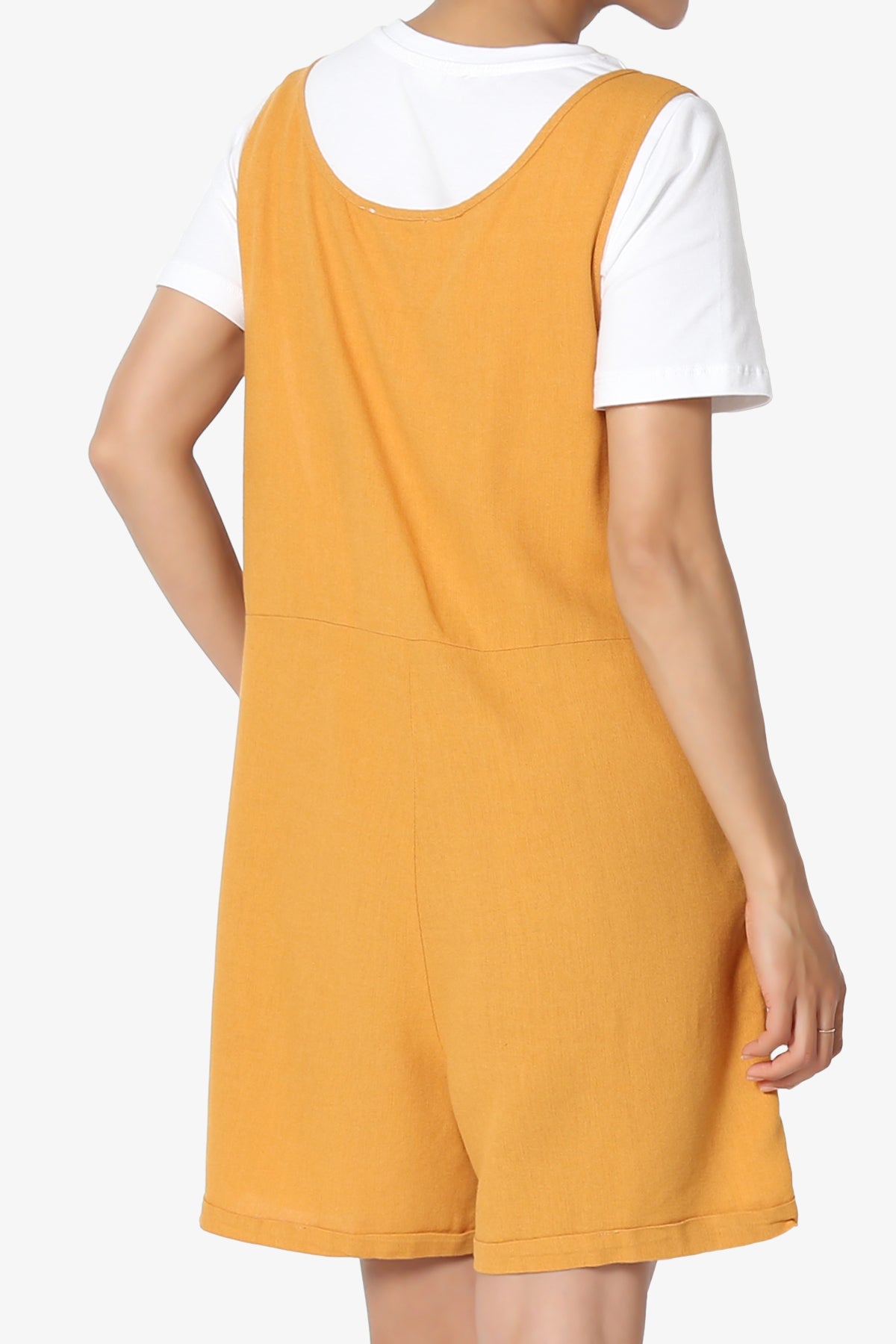 Nixi Linen Overall Romper