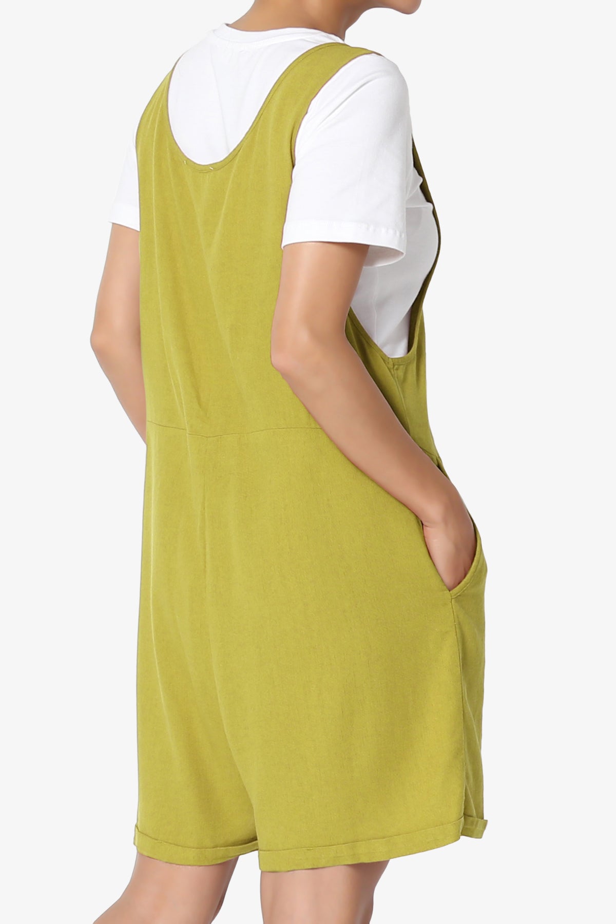 Nixi Linen Overall Romper