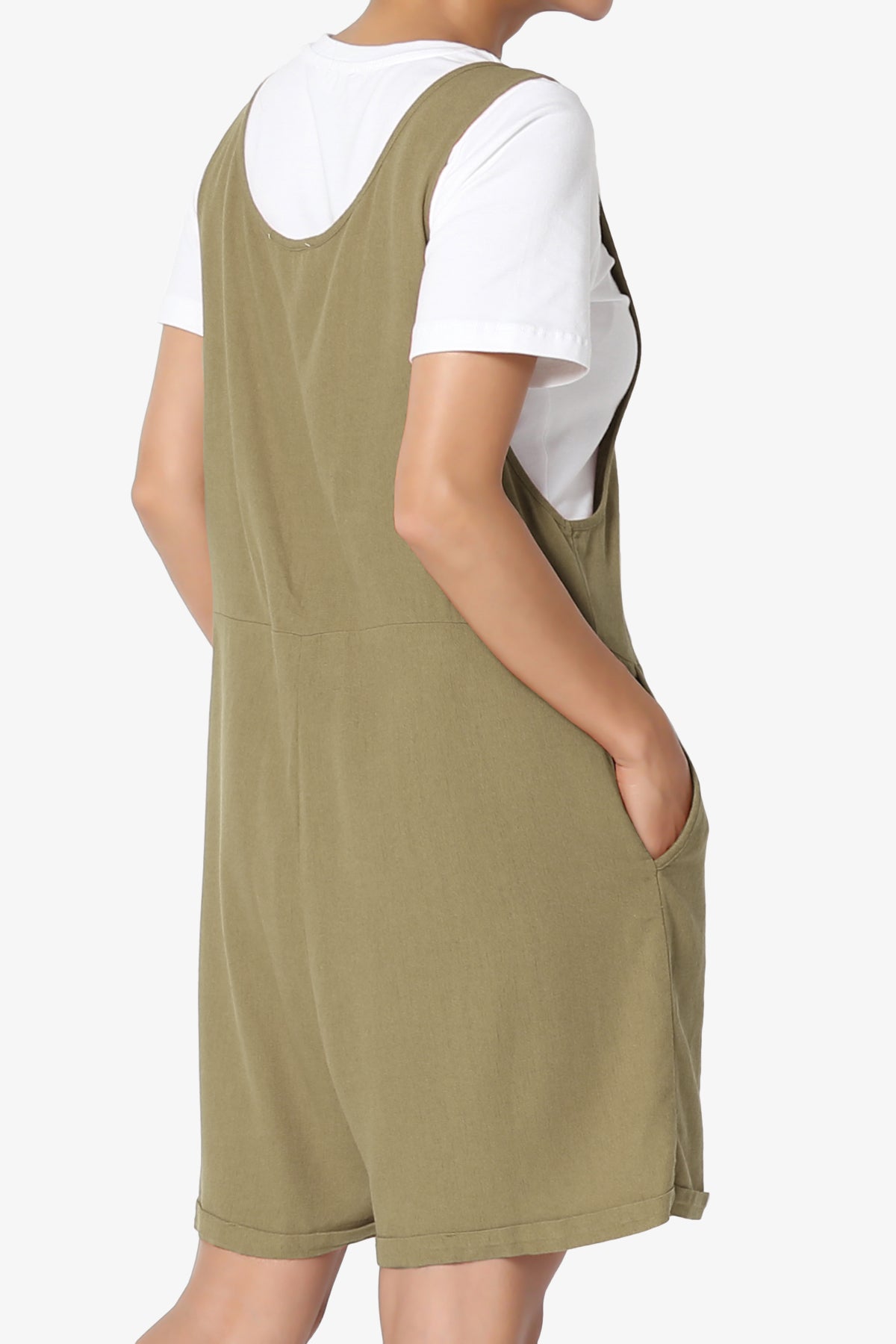 Nixi Linen Overall Romper