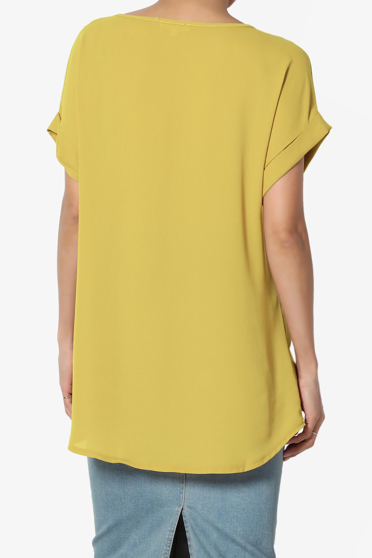 Juliette Boat Neck Chiffon Top WASABI_2