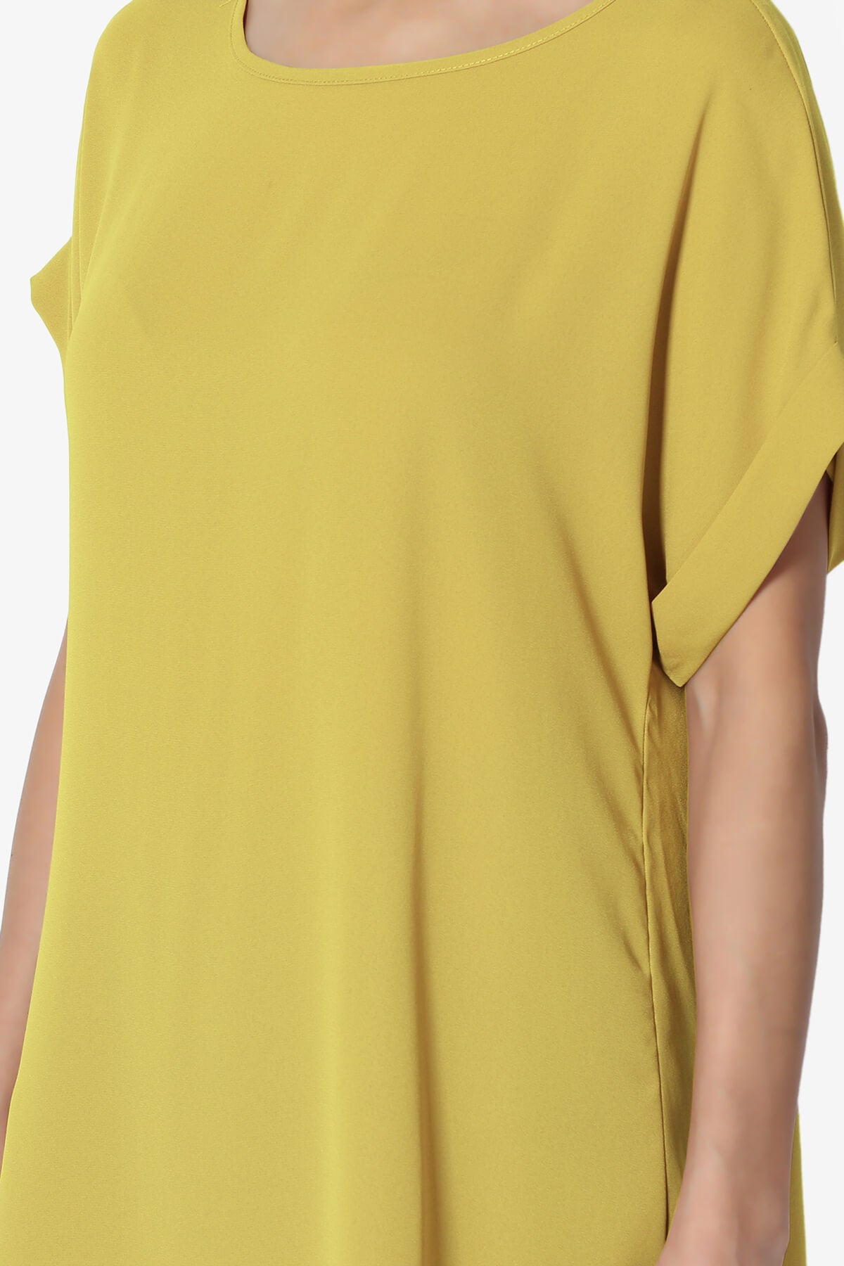 Juliette Boat Neck Chiffon Top WASABI_5