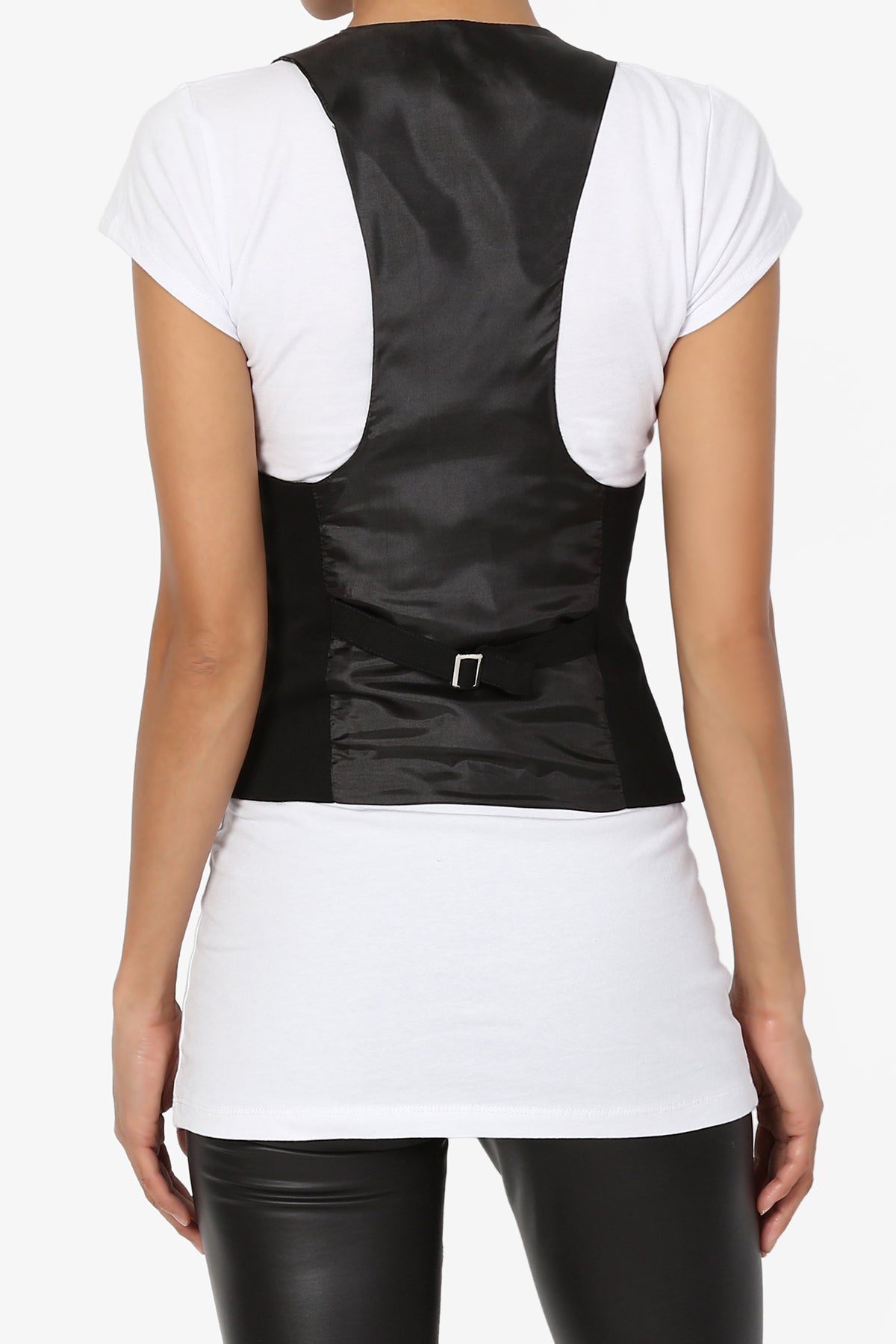 Lizzy Satin Back Woven Vest