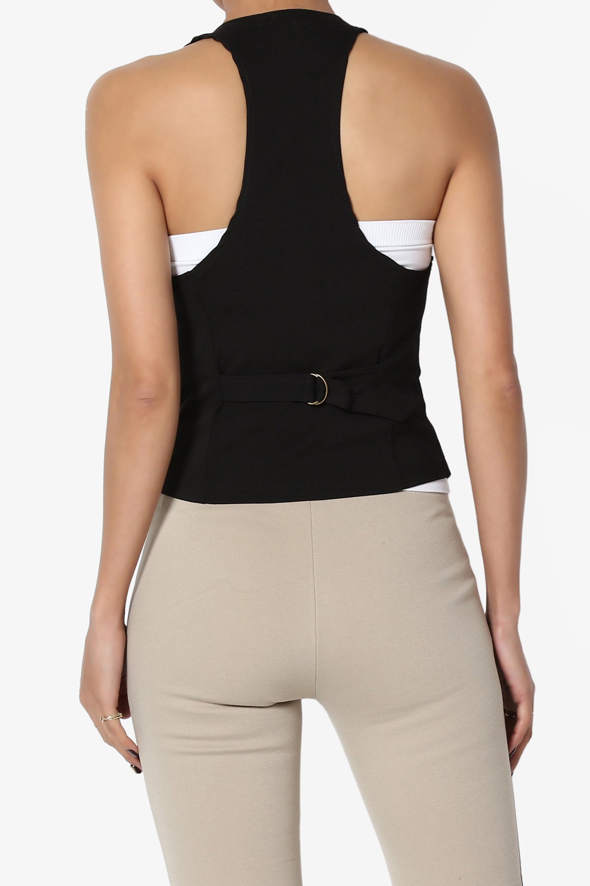 Zerega Racerback Woven Vest BLACK_2