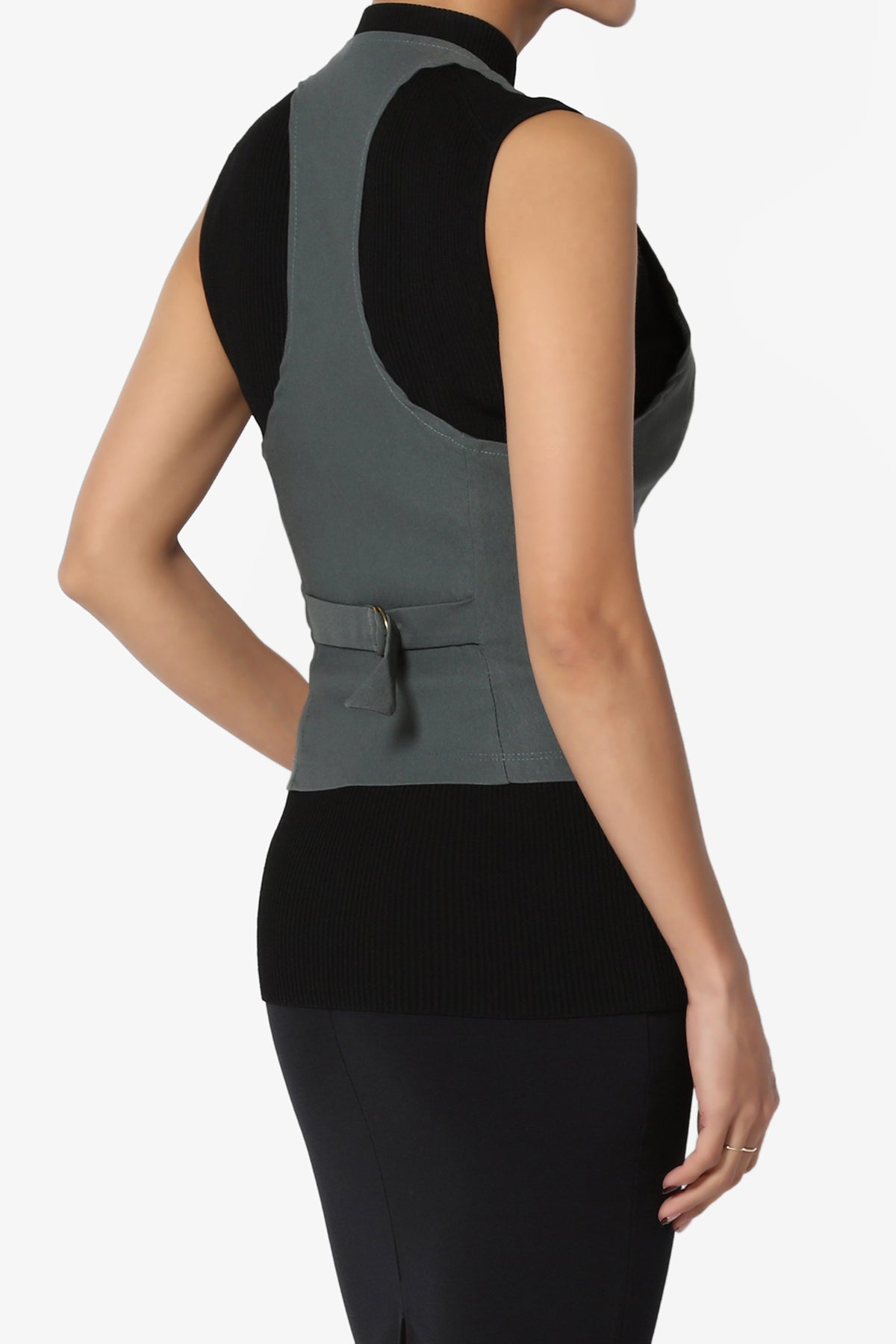 Zerega Racerback Woven Vest CHARCOAL_4