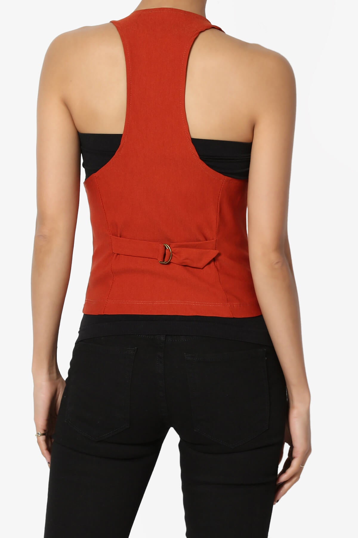 Zerega Racerback Woven Vest RUST_2