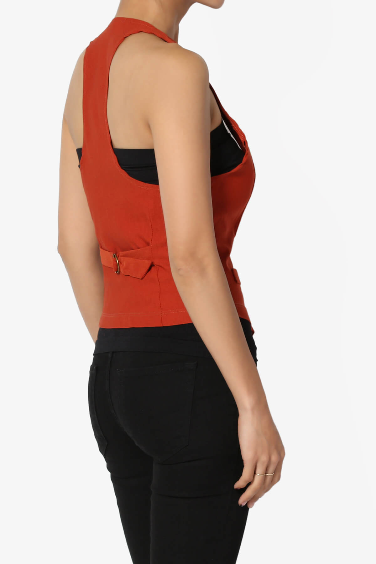 Zerega Racerback Woven Vest RUST_4