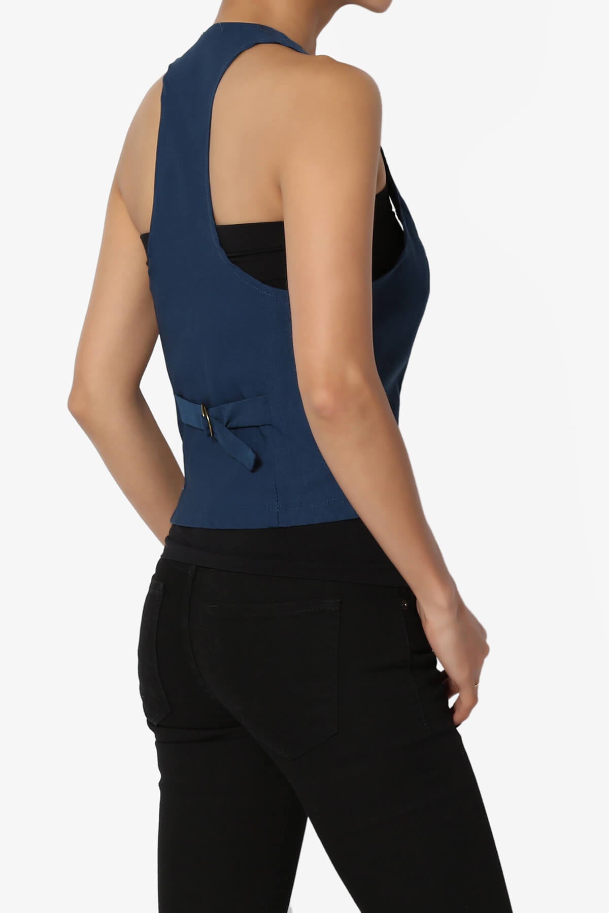 Zerega Racerback Woven Vest TEAL_4