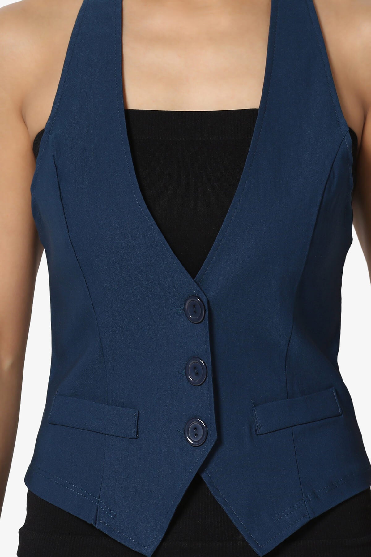 Zerega Racerback Woven Vest TEAL_5