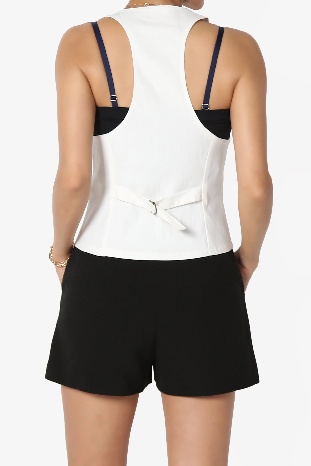 Zerega Racerback Woven Vest WHITE_2