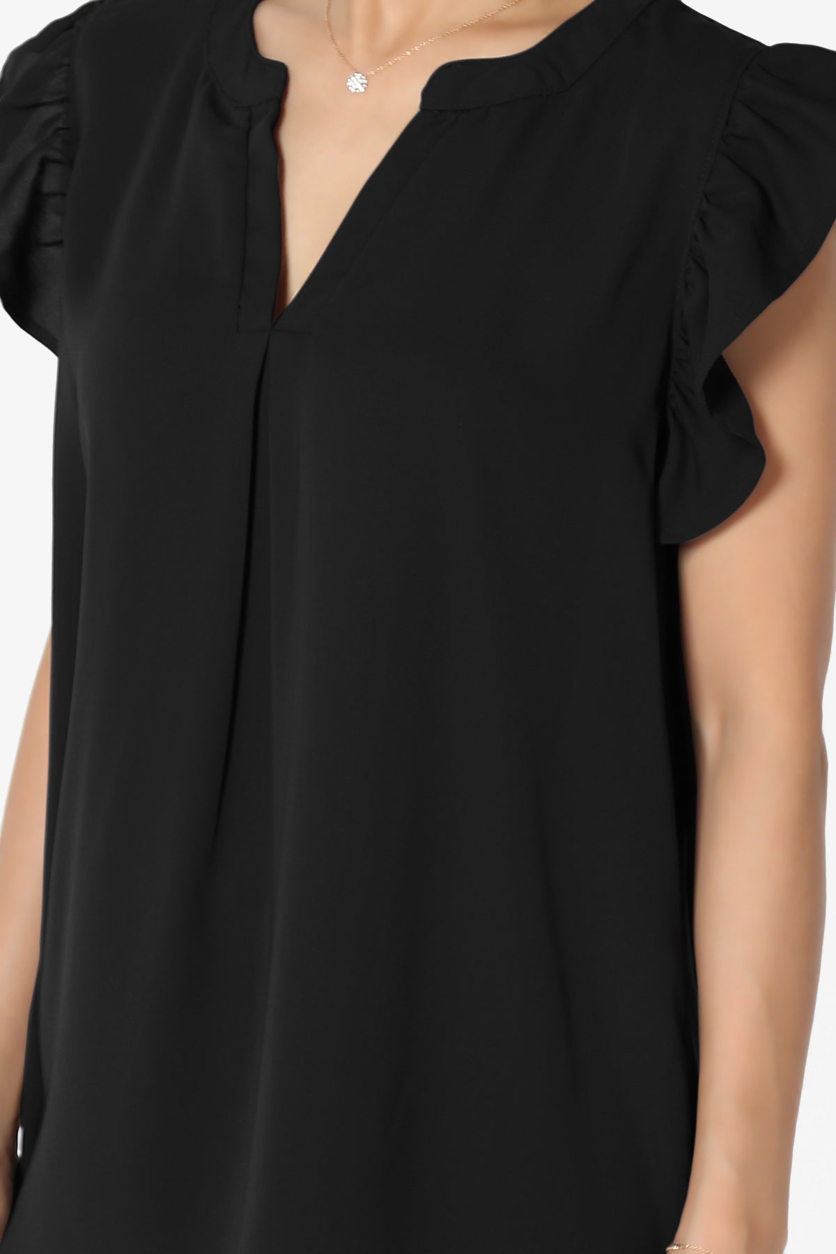 Flamin Ruffle Short Sleeve Blouse PLUS