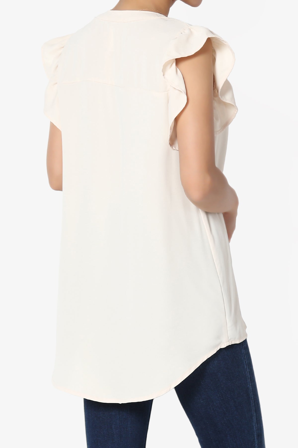 Flamin Ruffle Short Sleeve Blouse PLUS