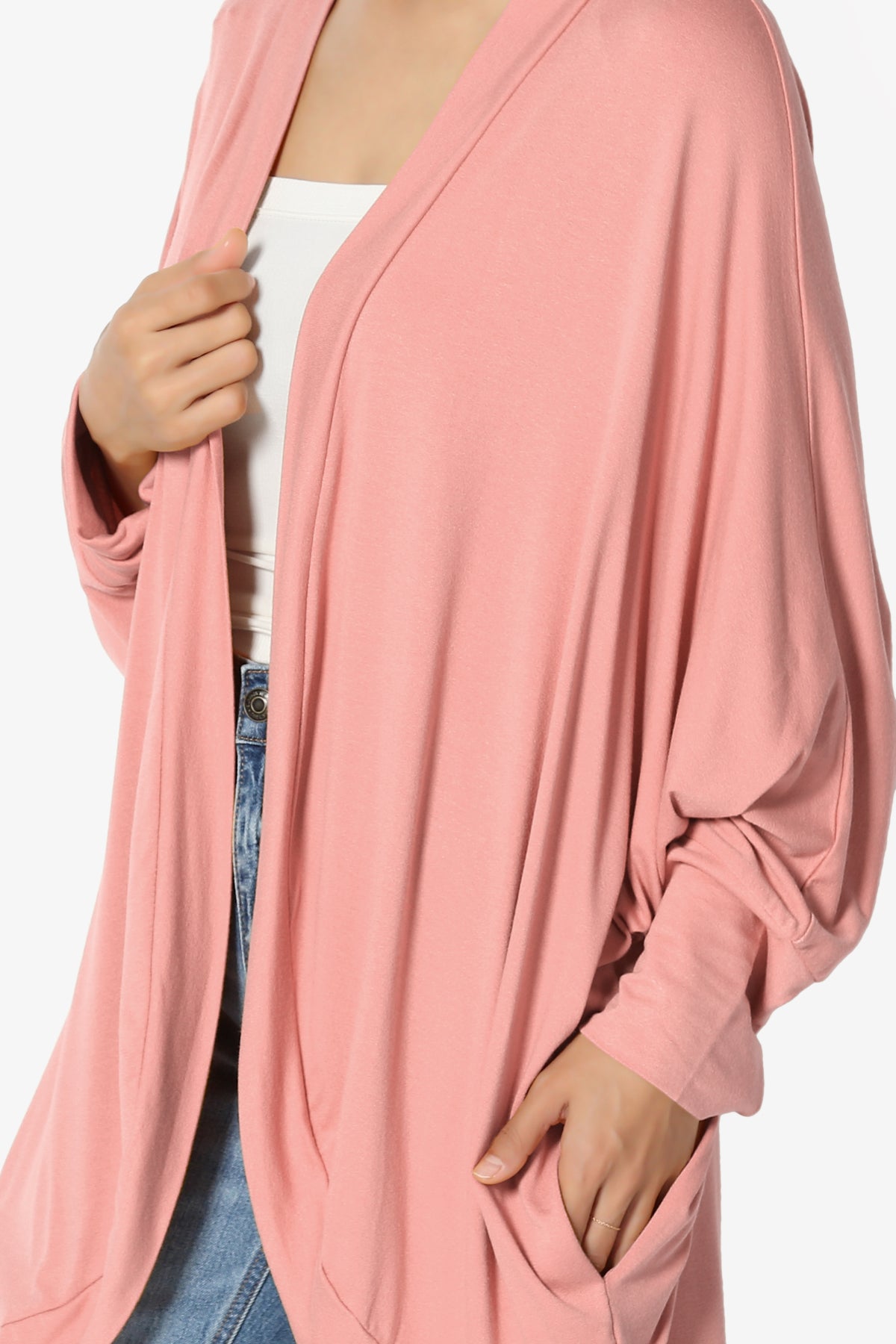 Lourde Cocoon Batwing Sleeve Cardigan PLUS