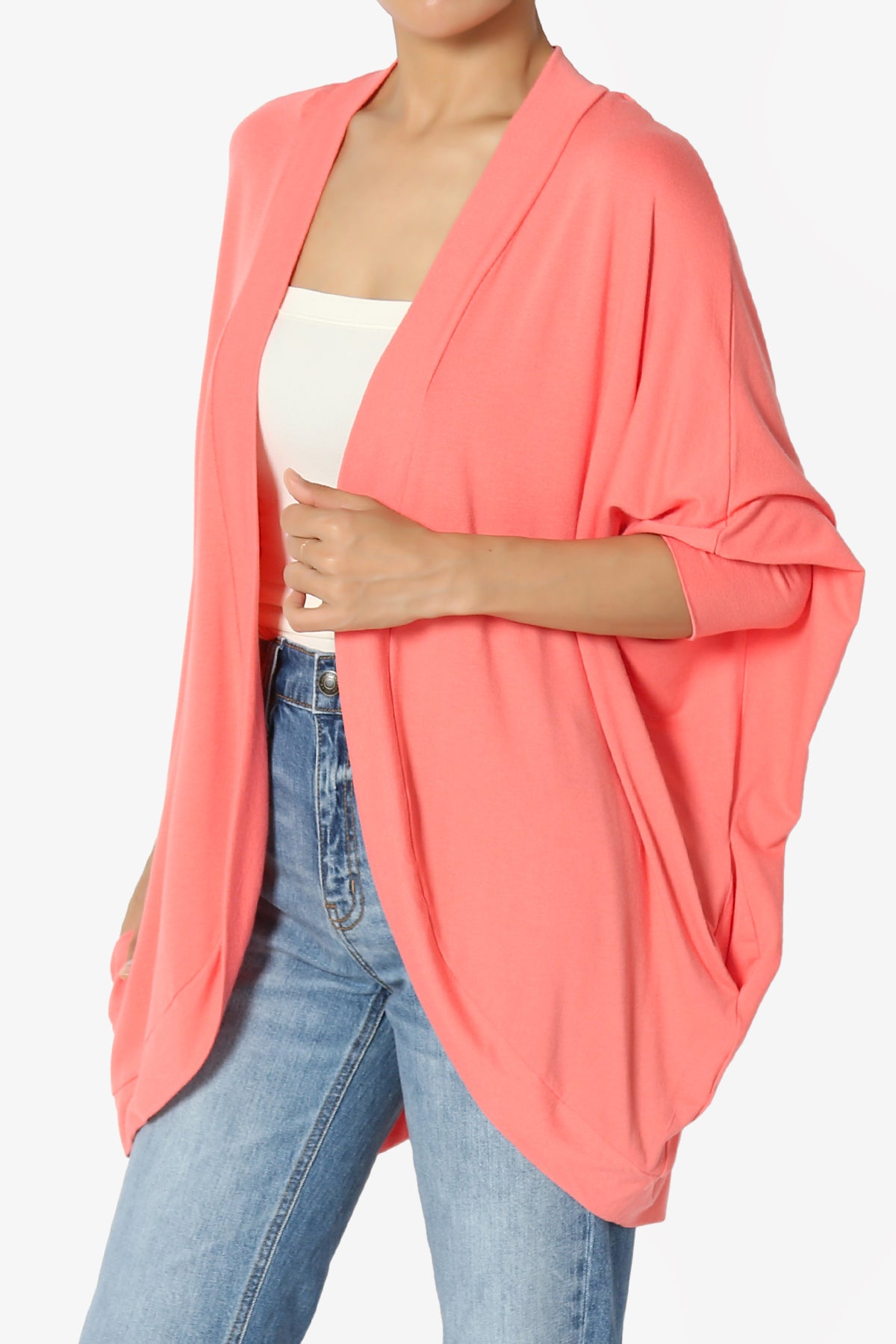 Lourde Cocoon Batwing Sleeve Cardigan