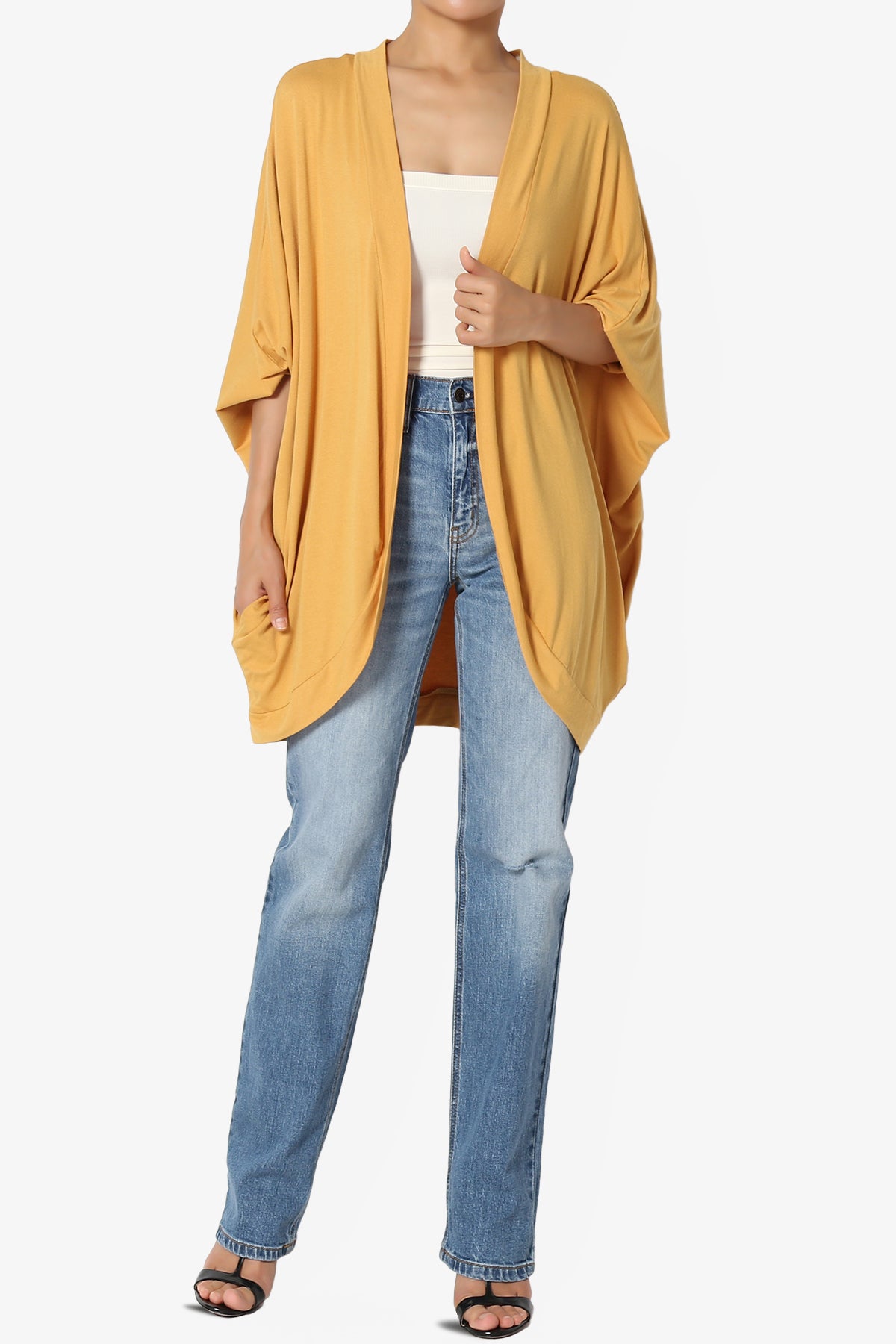 Lourde Cocoon Batwing Sleeve Cardigan