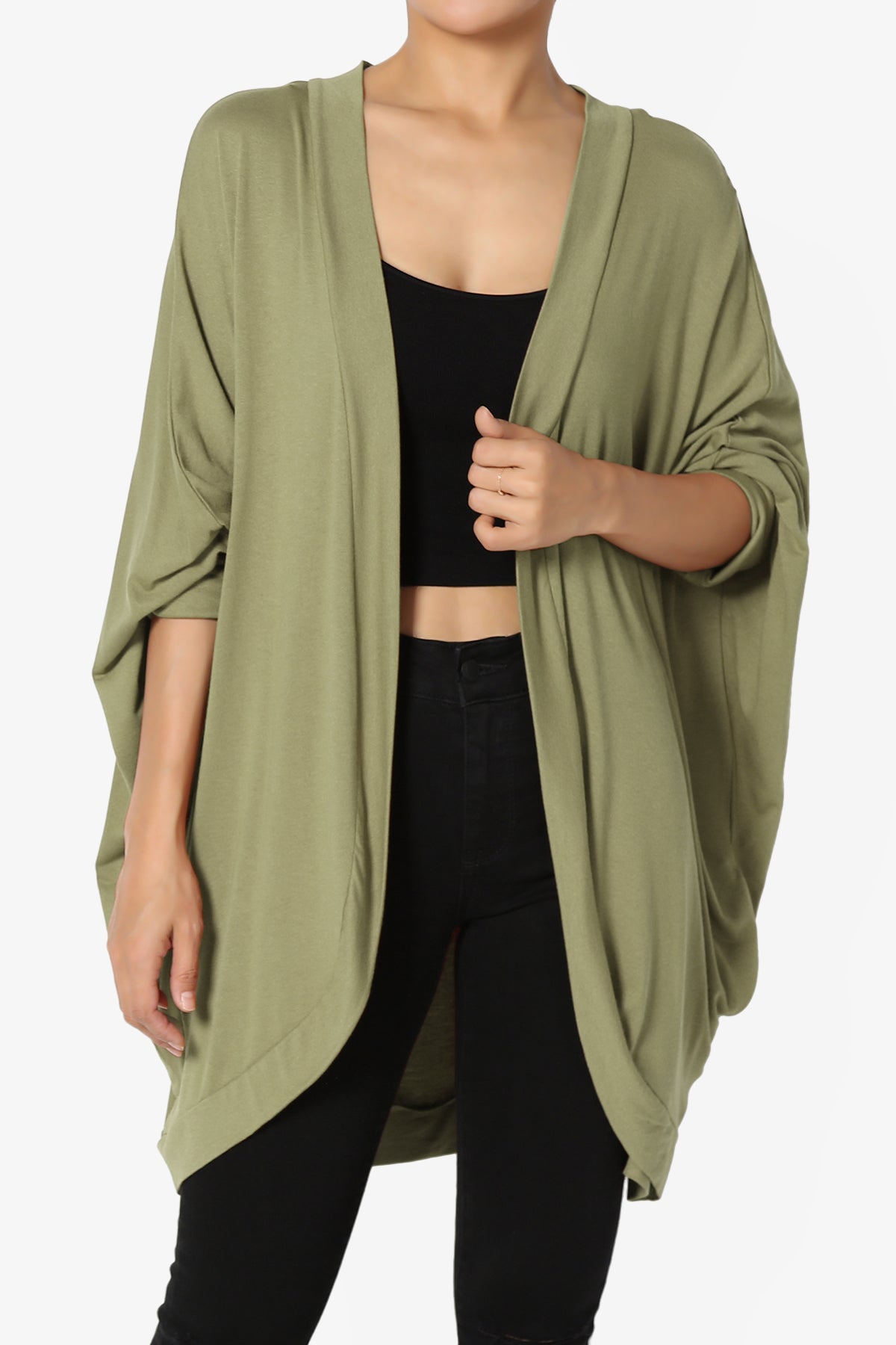 Lourde Cocoon Batwing Sleeve Cardigan