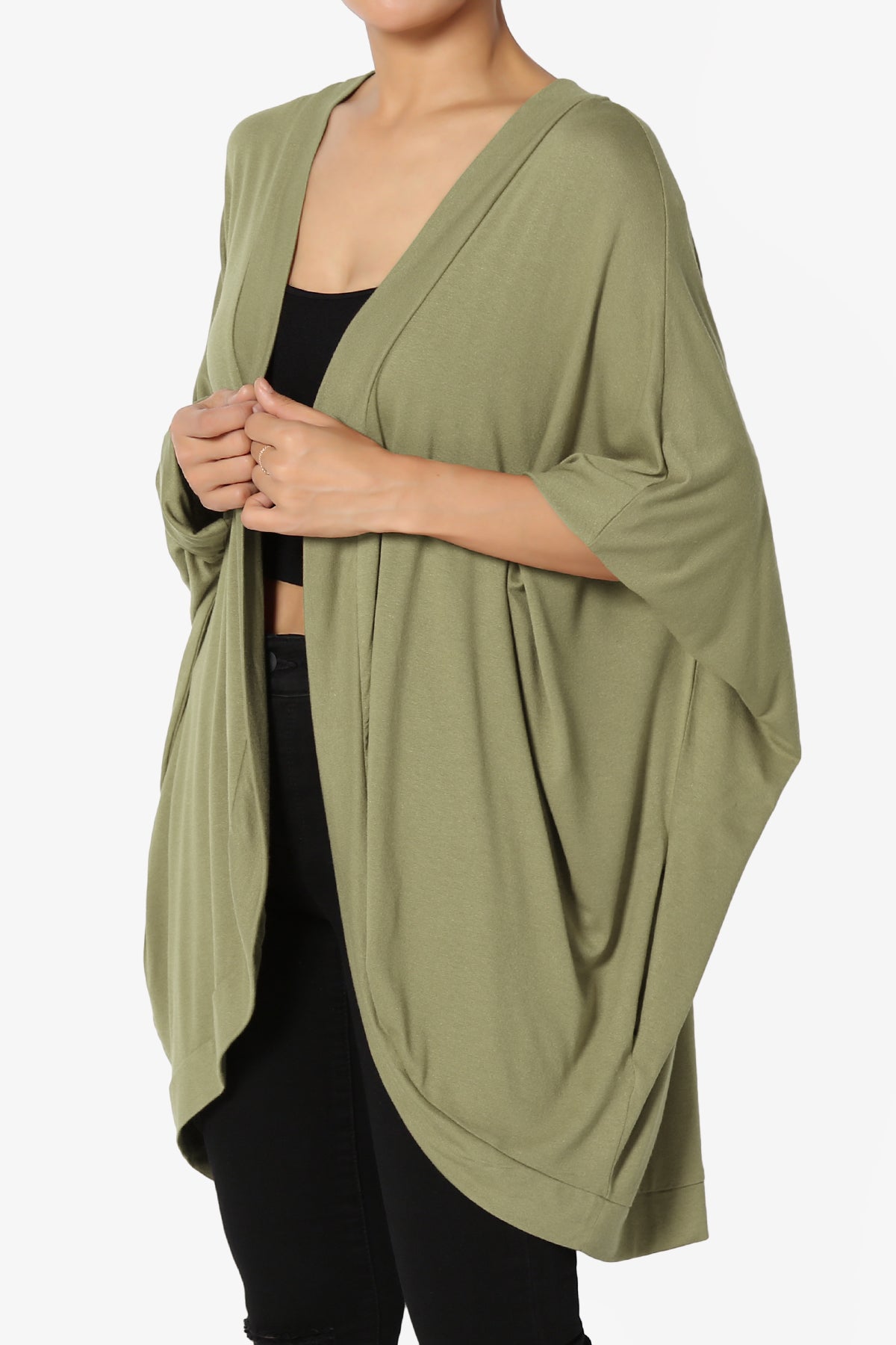 Lourde Cocoon Batwing Sleeve Cardigan