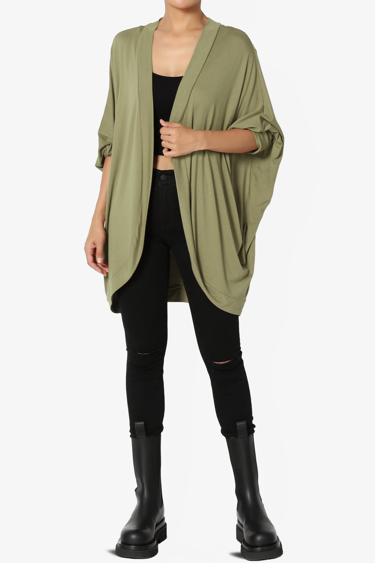 Lourde Cocoon Batwing Sleeve Cardigan