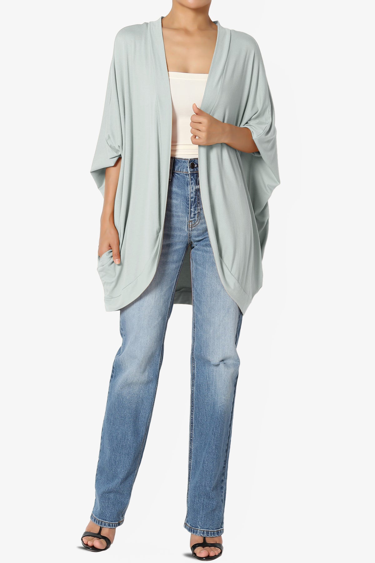 Lourde Cocoon Batwing Sleeve Cardigan
