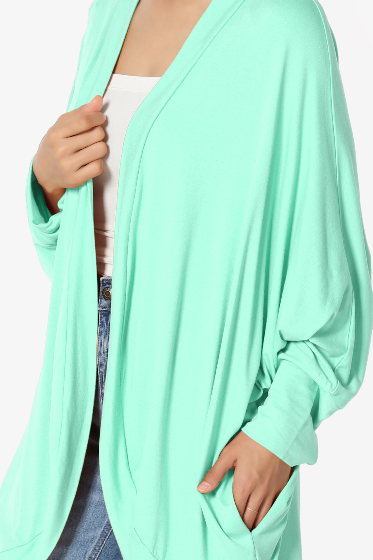 Lourde Cocoon Batwing Sleeve Cardigan PLUS