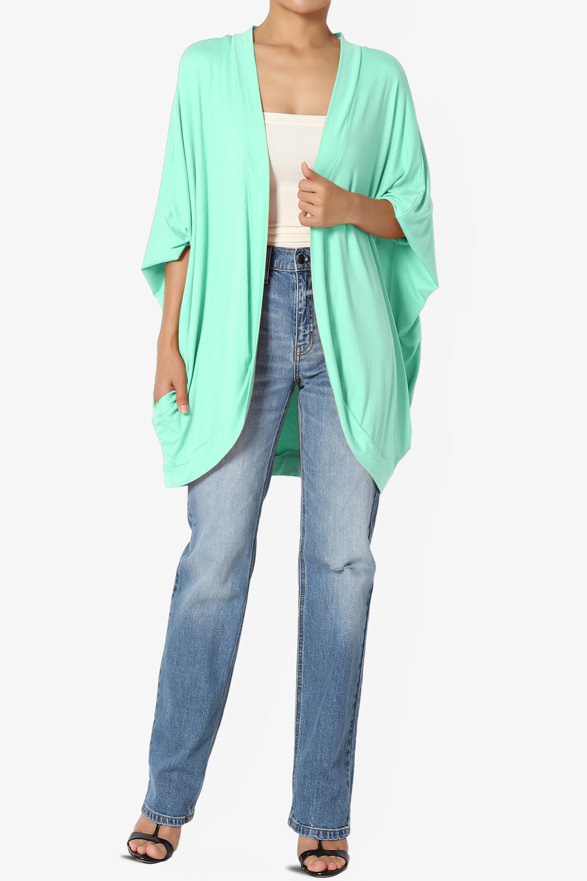Lourde Cocoon Batwing Sleeve Cardigan