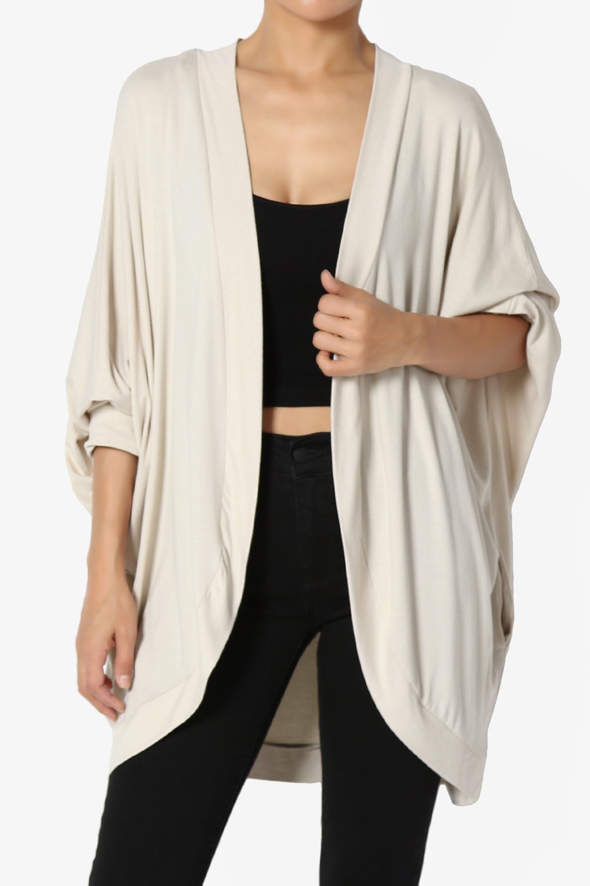 Lourde Cocoon Batwing Sleeve Cardigan